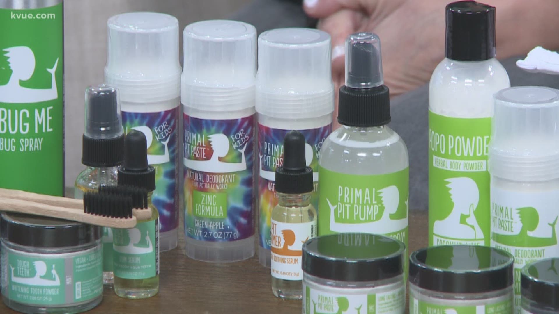 During Made in Austin segments, KVUE features locally-grown companies. Today we have Primal Pit Paste. It’s a natural body care company that makes safe, non-toxic, body care products that are made with 100 percent real, all natural ingredients. CEO and Co-founder Amy Perez joins us today.
