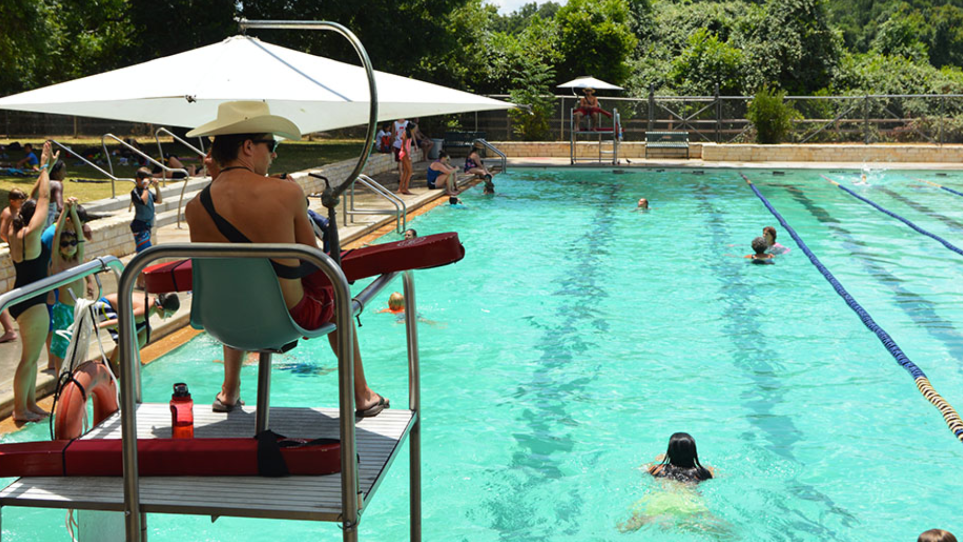 Looking for a part-time position this summer in Austin? Lifeguarding roles start at $20 an hour. Those interested must be at least 15 years old to apply.
