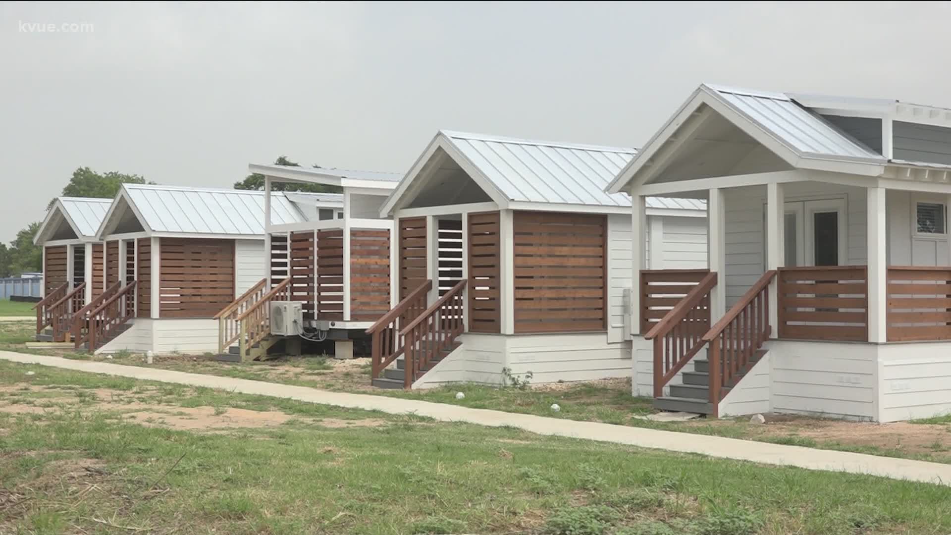 Roberts Communities built tiny homes in the neighborhood east of Downtown Austin in 2018.