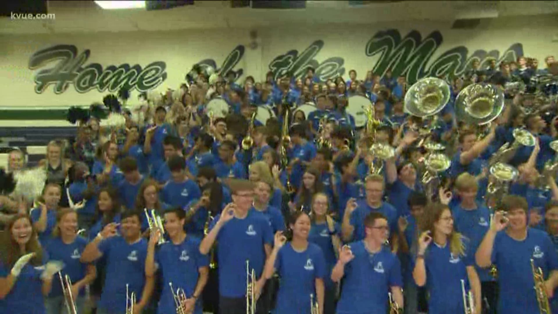 McNeil High School students are celebrating going back to school with KVUE Daybreak's back to school bash.