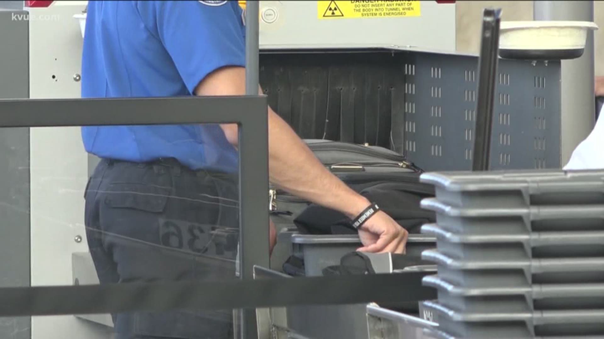 TSA confiscated nine guns in July.