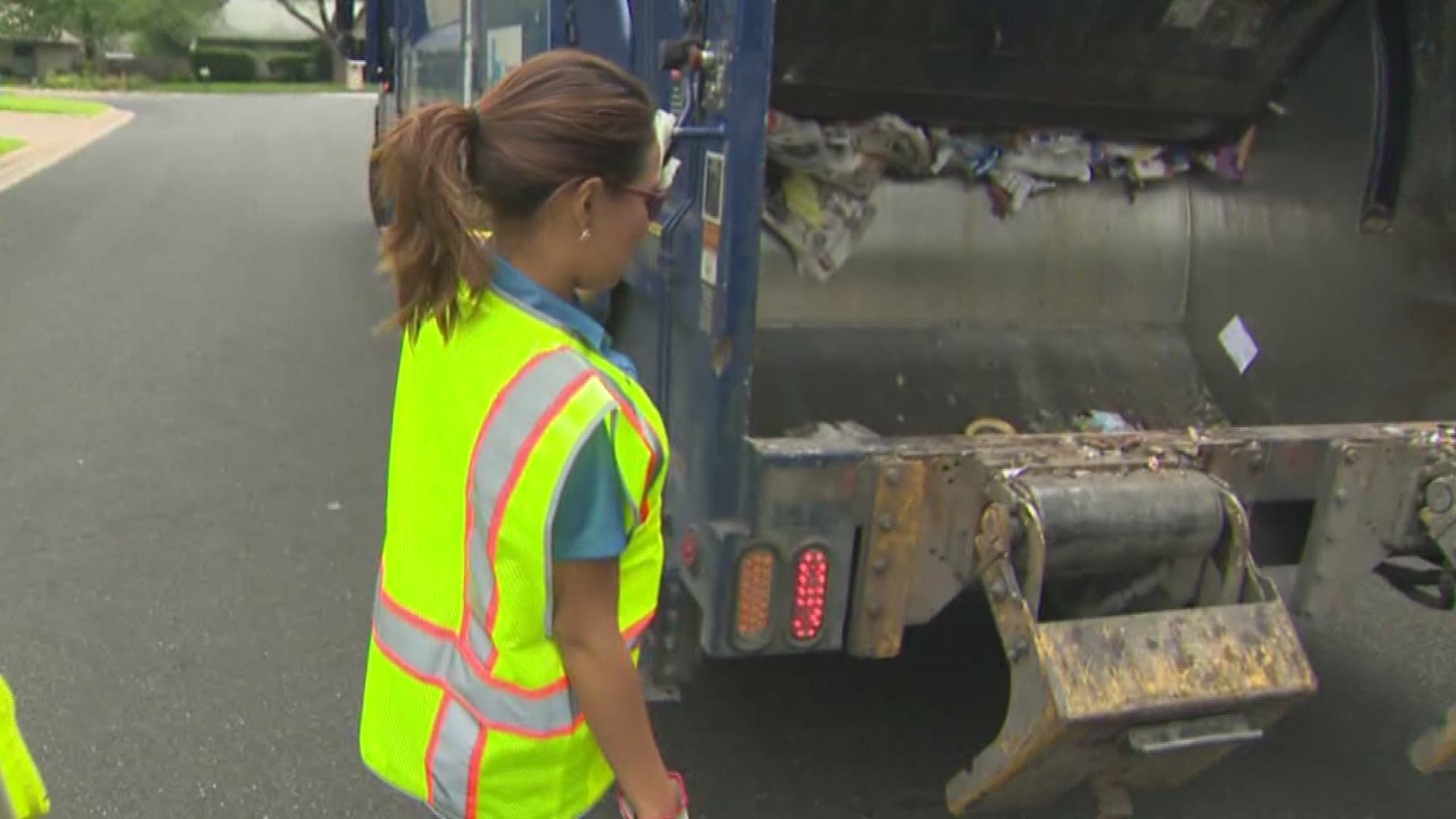 In this Take This Job, KVUE traffic reporter Anavid Reyes joins the men and women at Austin Resource Recovery.