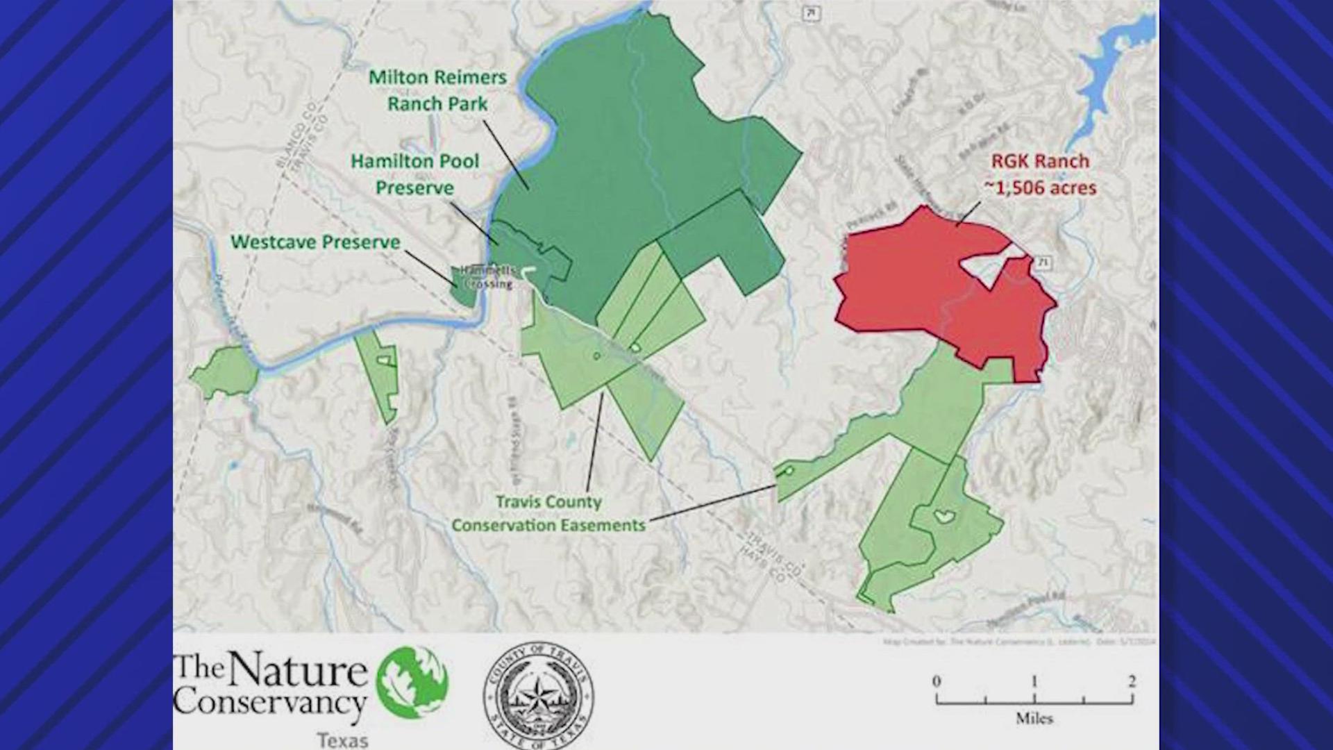 Travis County just received the largest value land donation in its history.