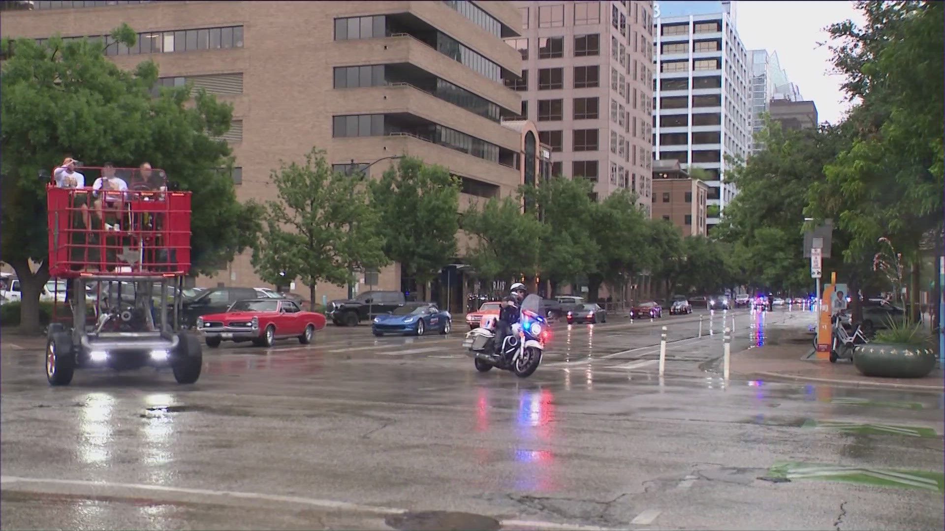 A special event was held for more than two dozen kids who are battling cancer. Kids got to ride in fancy cars to the Texas Capitol.