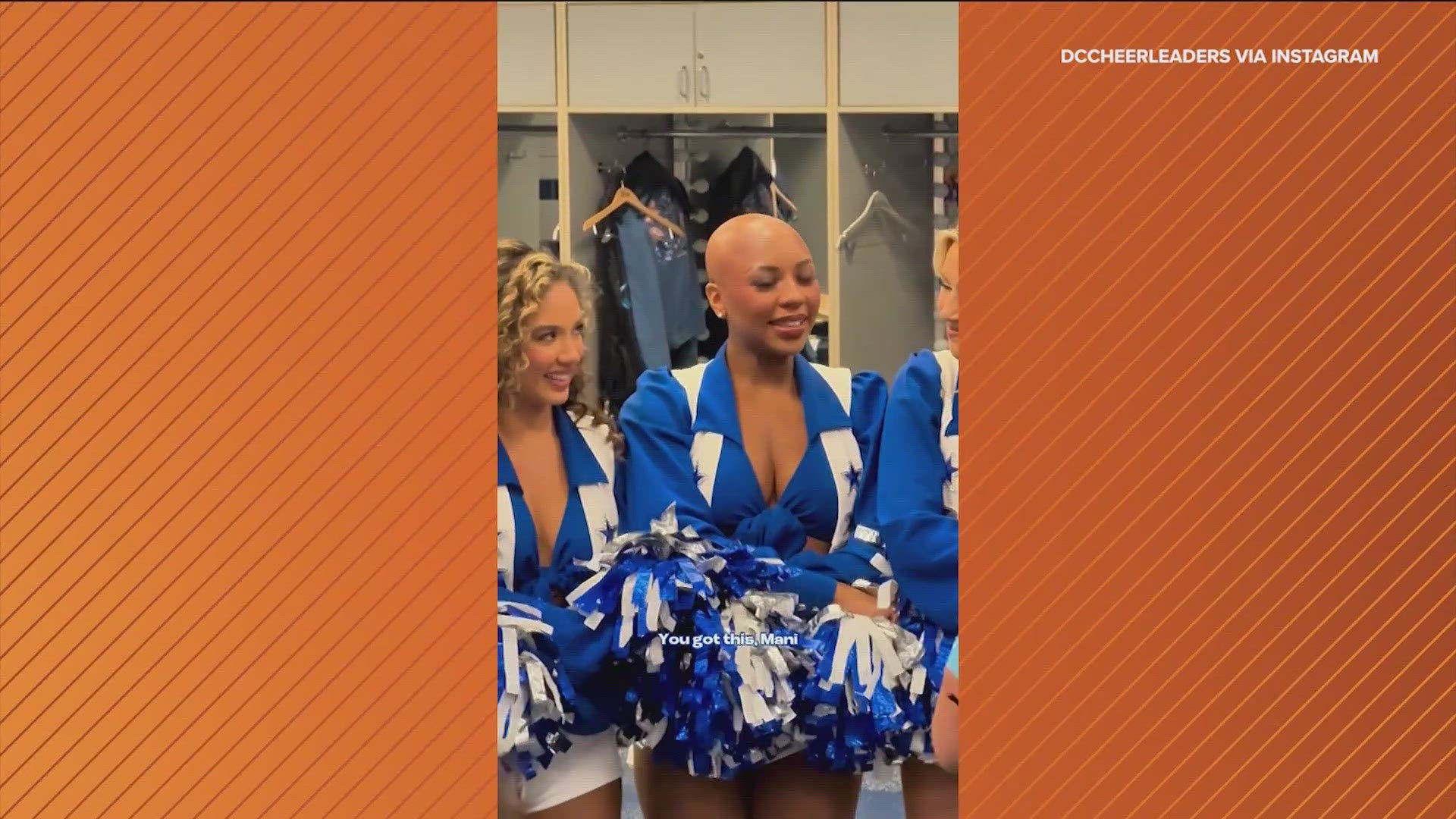 The cheerleaders joined "My Cause My Boots," supporting a fellow member with the autoimmune disease.