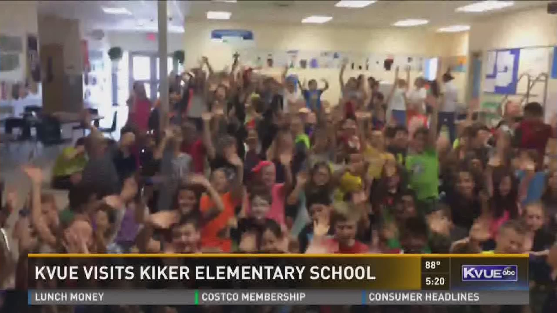 KVUE Weather Lab visits Kiker Elementary School