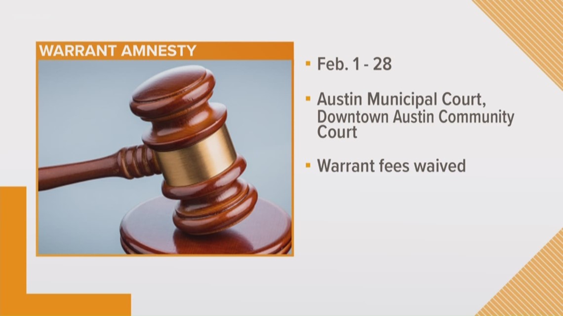 Austin Municipal Court hosts warrant amnesty program | kvue.com