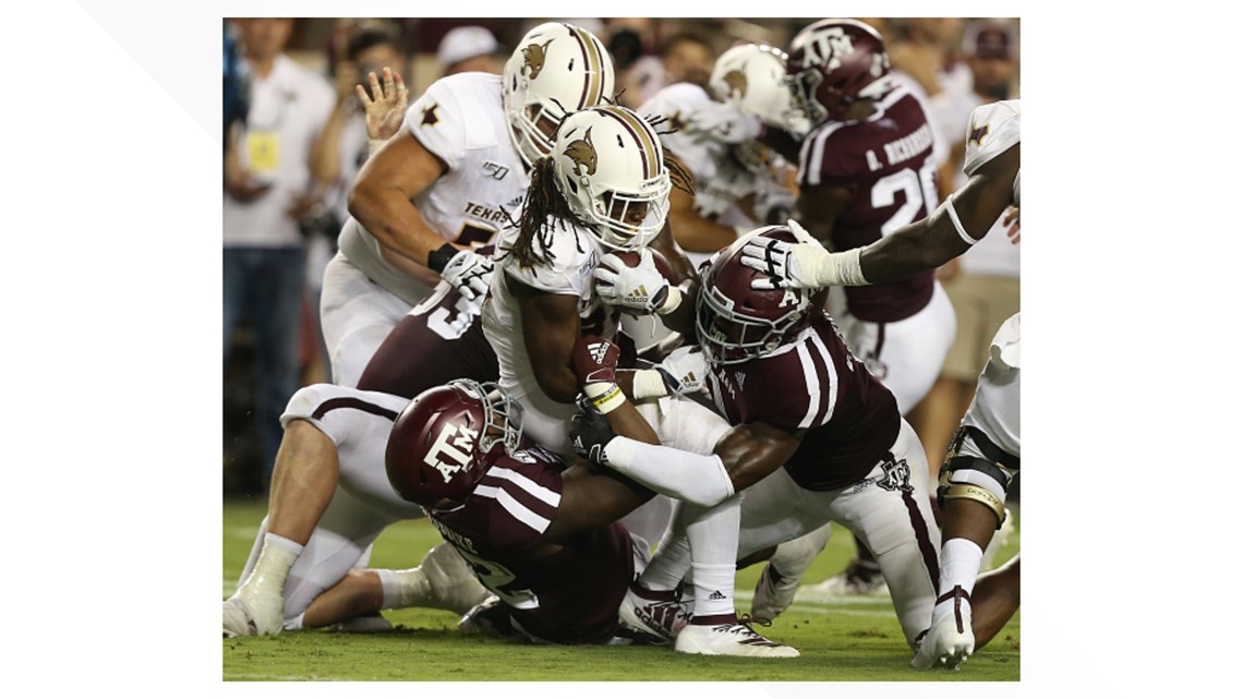 Jashaun Corbin punches it into end zone