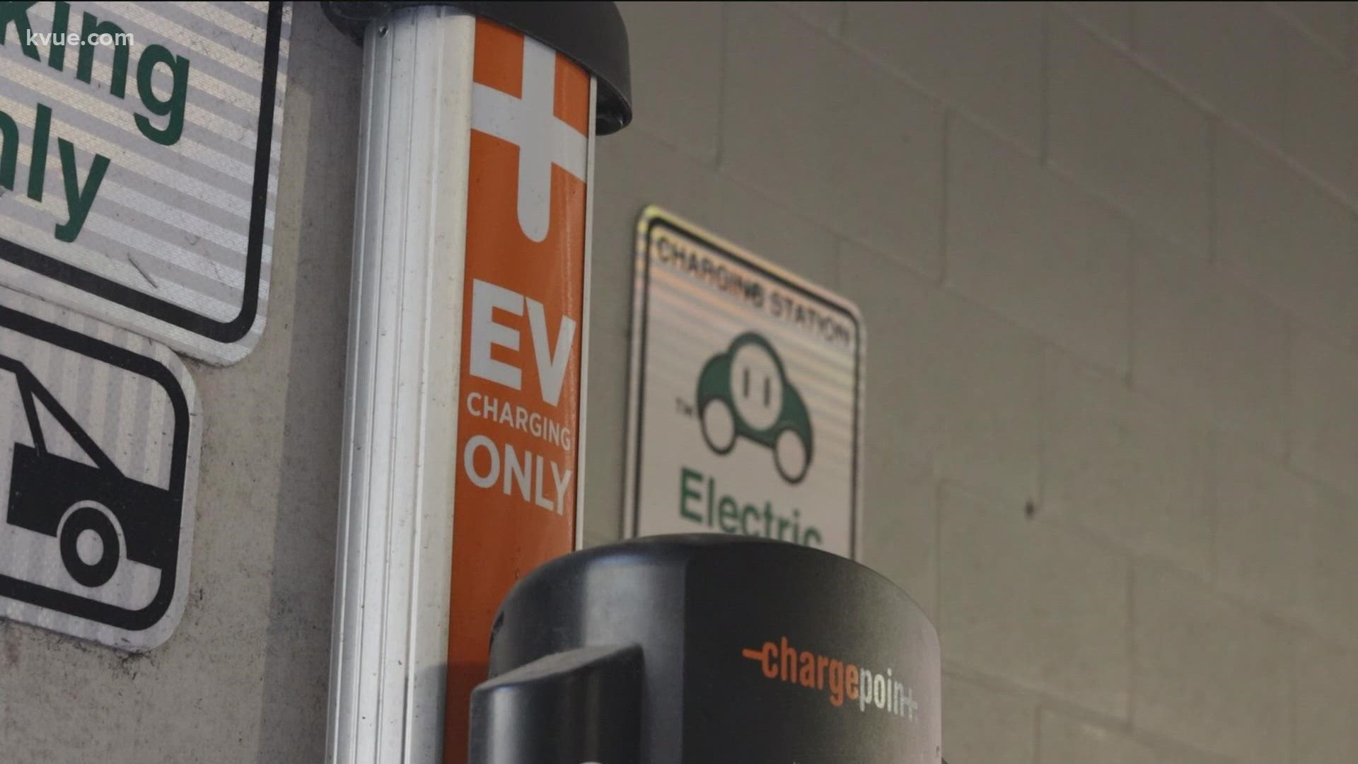 Number of electric cars in Austin grows along with charging ports