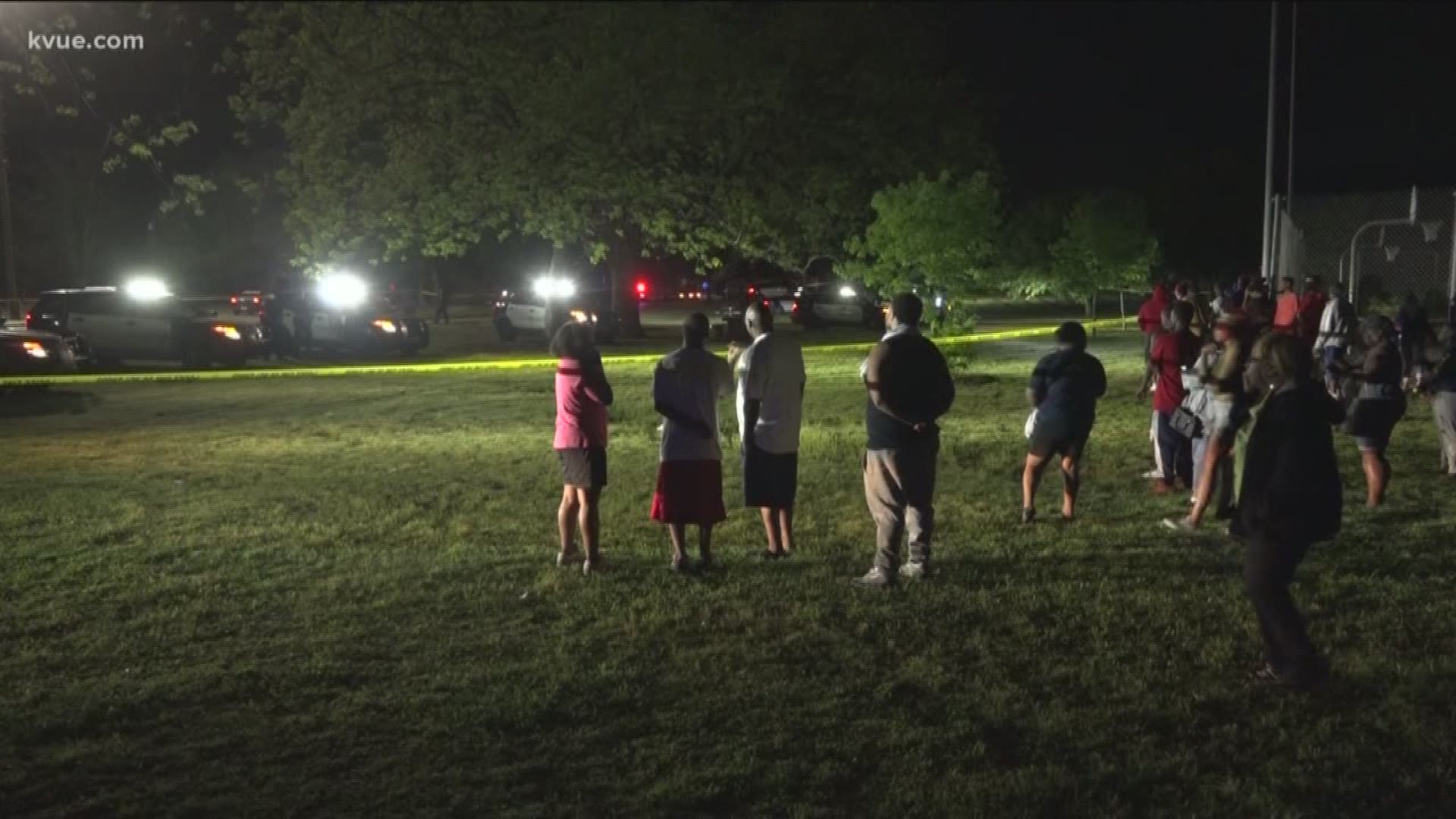 One man was reportedly found dead with a gunshot wound near the park at about 10:45 p.m. Tuesday night. Police haven't released many details, but several people showed up at the park after it happened.
