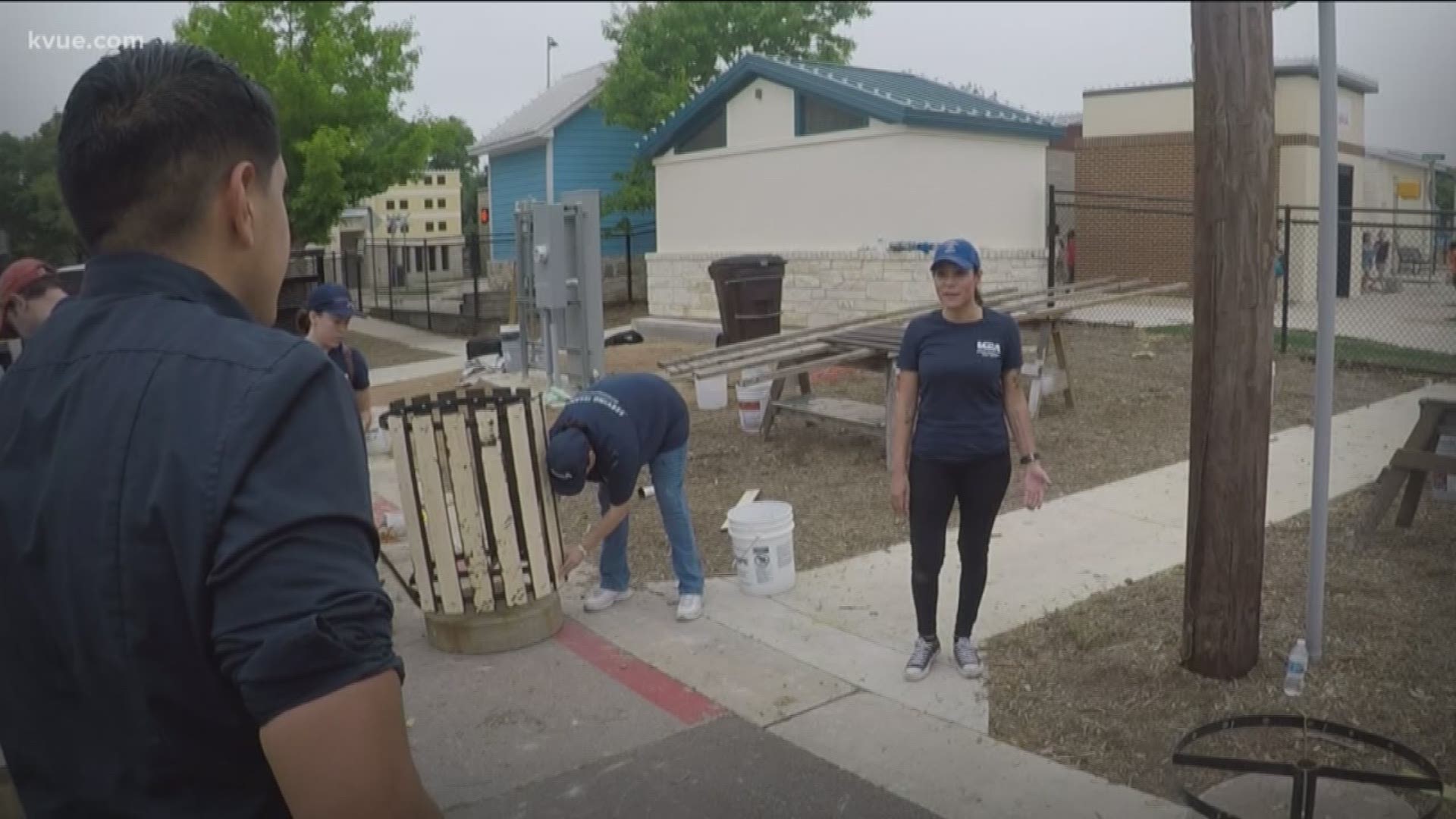 Some Lower Colorado River Authority (LCRA) employees did something big to give back to the community on Friday.