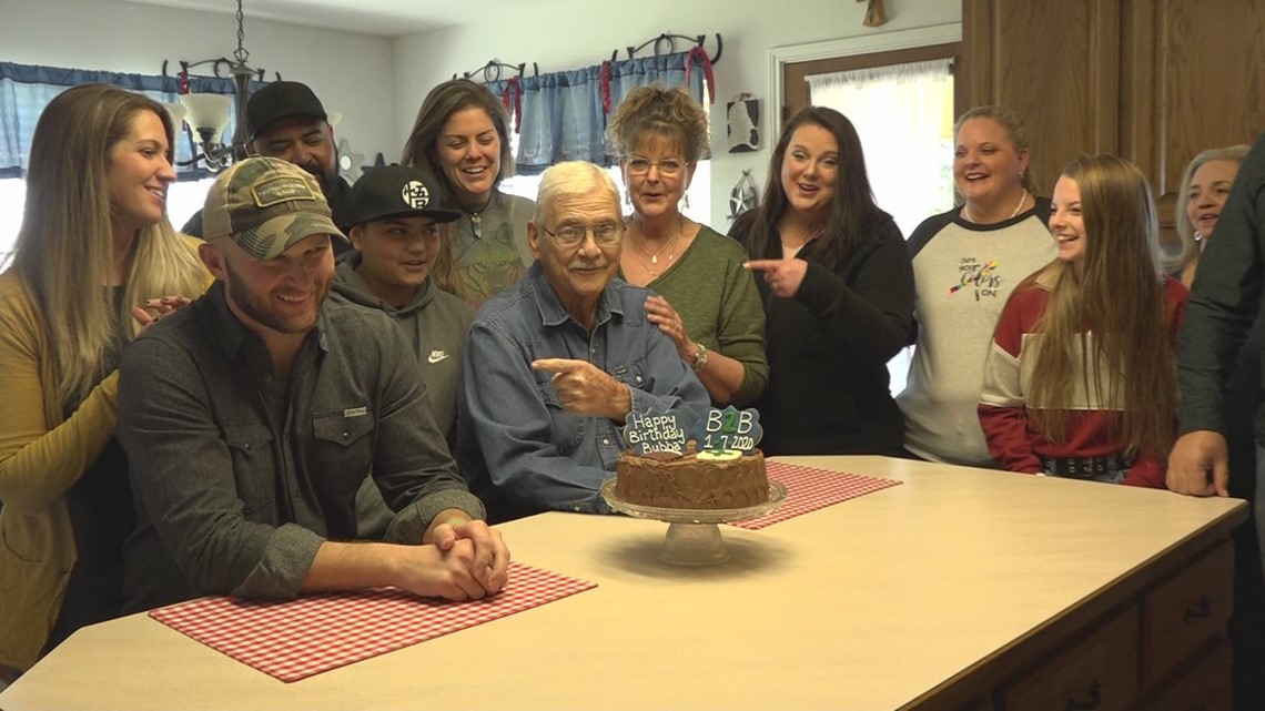 Not only did the Buda man celebrate his 69th birthday, he was able to do it with a man who saved his life.