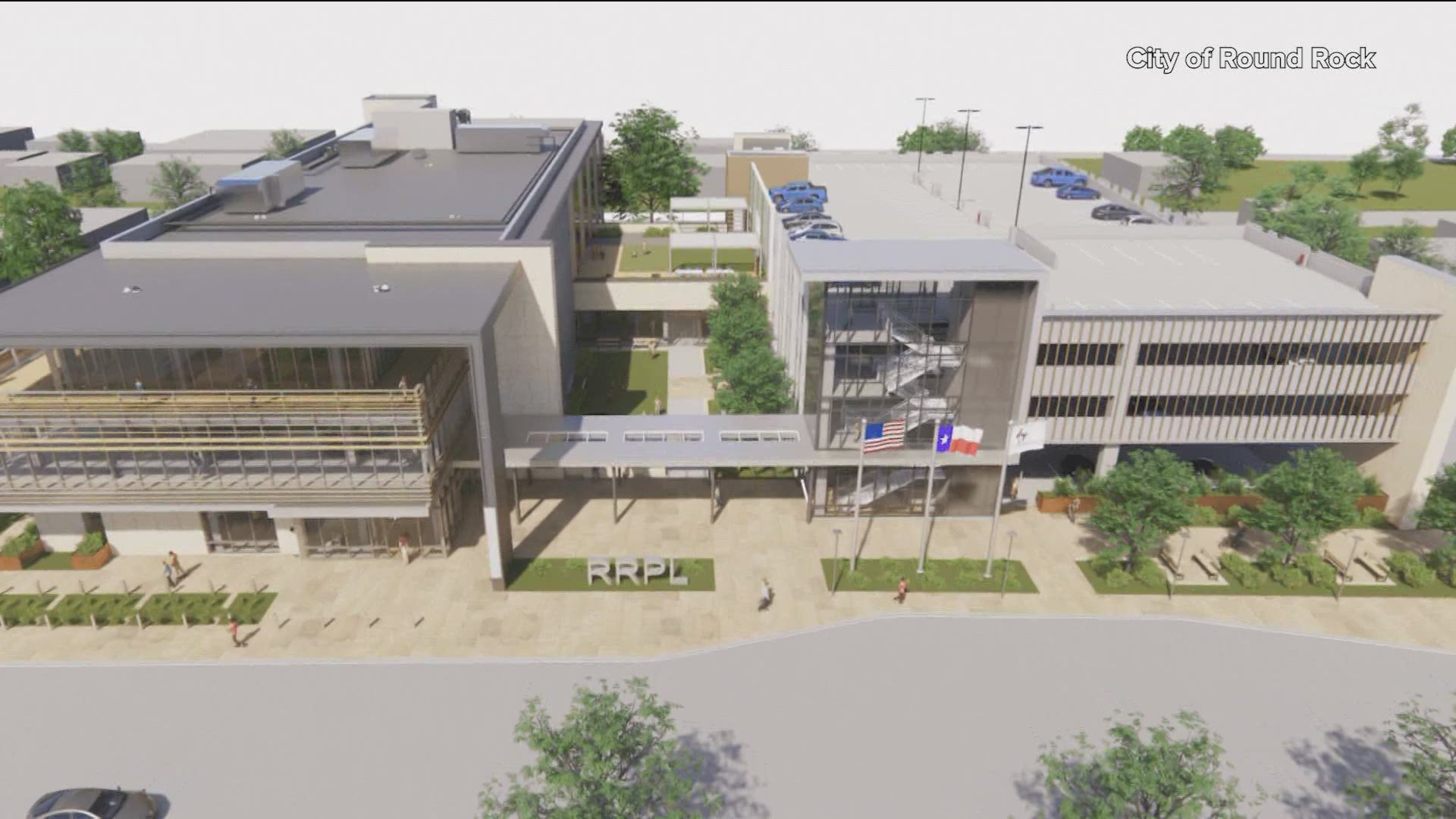 The new Round Rock library is set to be about 20,000-square-feet bigger than the original library.
