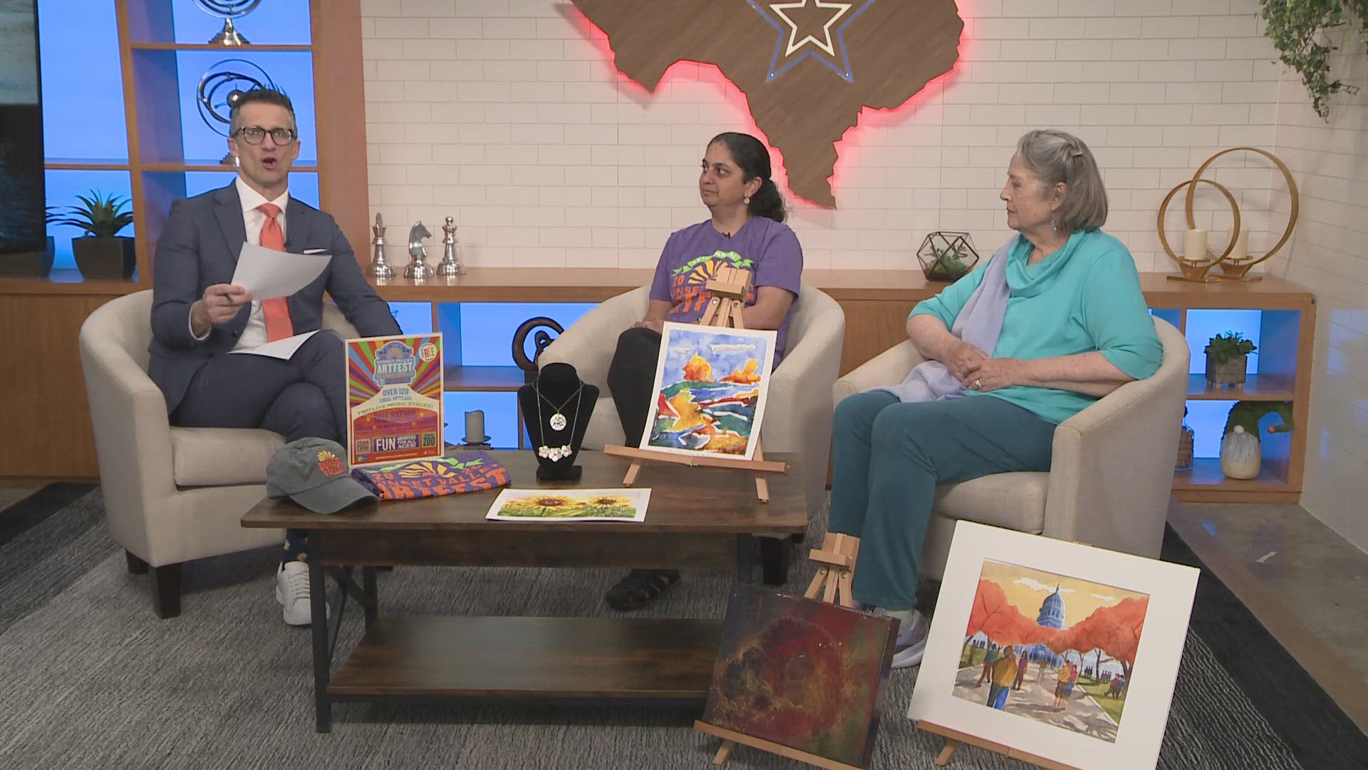 This Saturday, Sunset Valley is hosting its annual art festival. Over 17 years, it's grown to showcase over 100 artists.