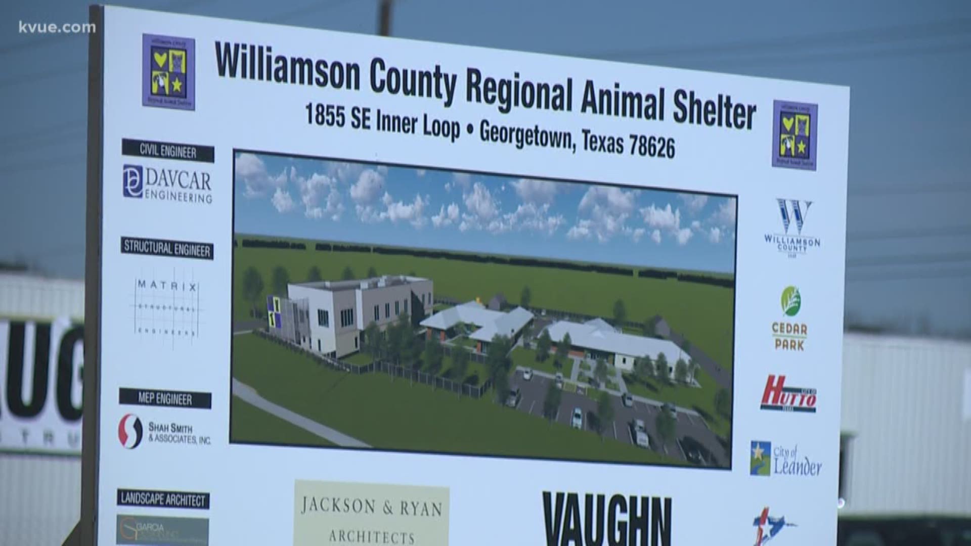 A big day for the Williamson County Regional Animal shelter -- it officially broke ground on their expansion that will double their size.