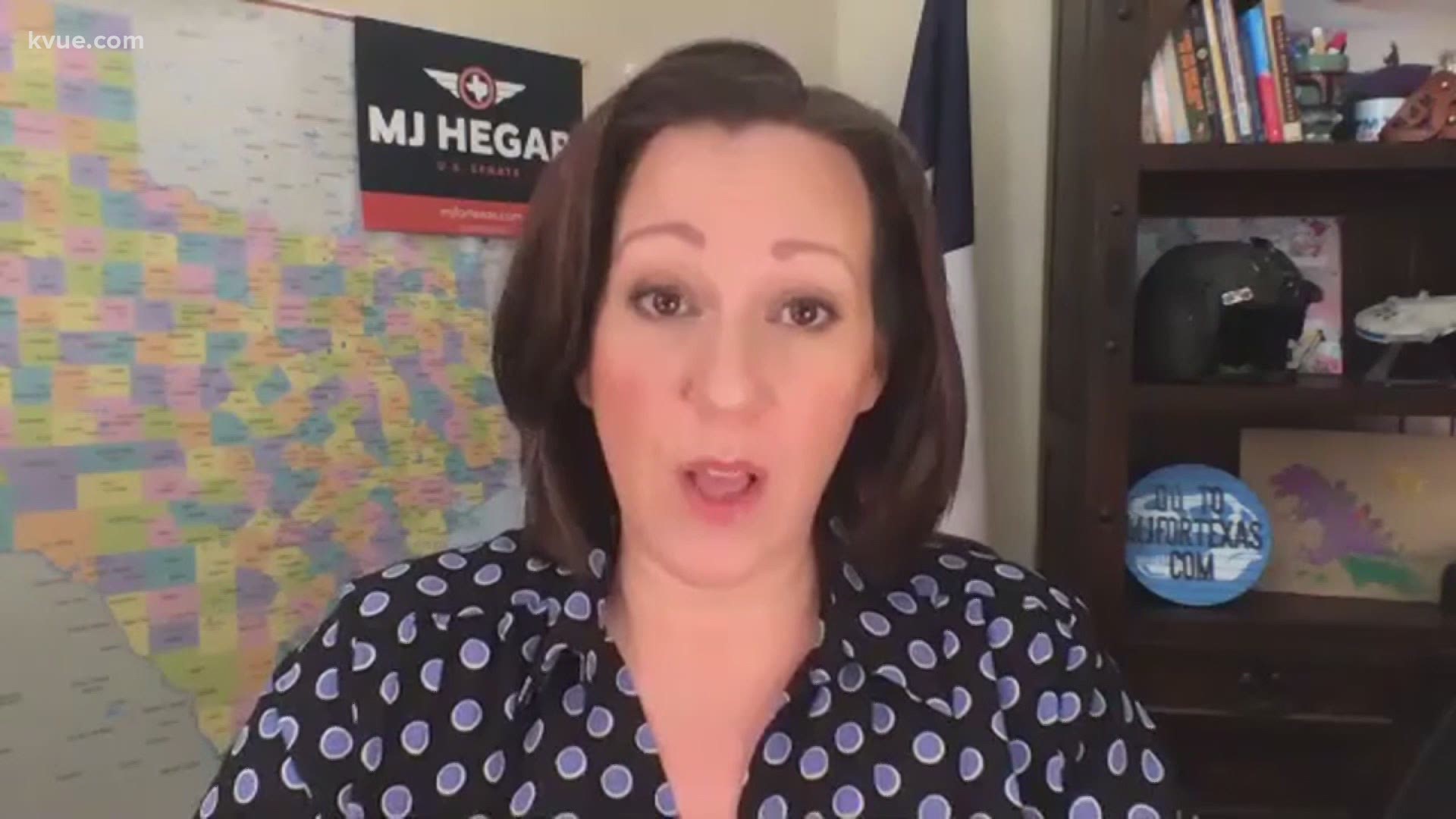 Veteran MJ Hegar has challenged her opponent, Sen. John Cornyn, to three televised events. So far, Cornyn has only agreed to one.