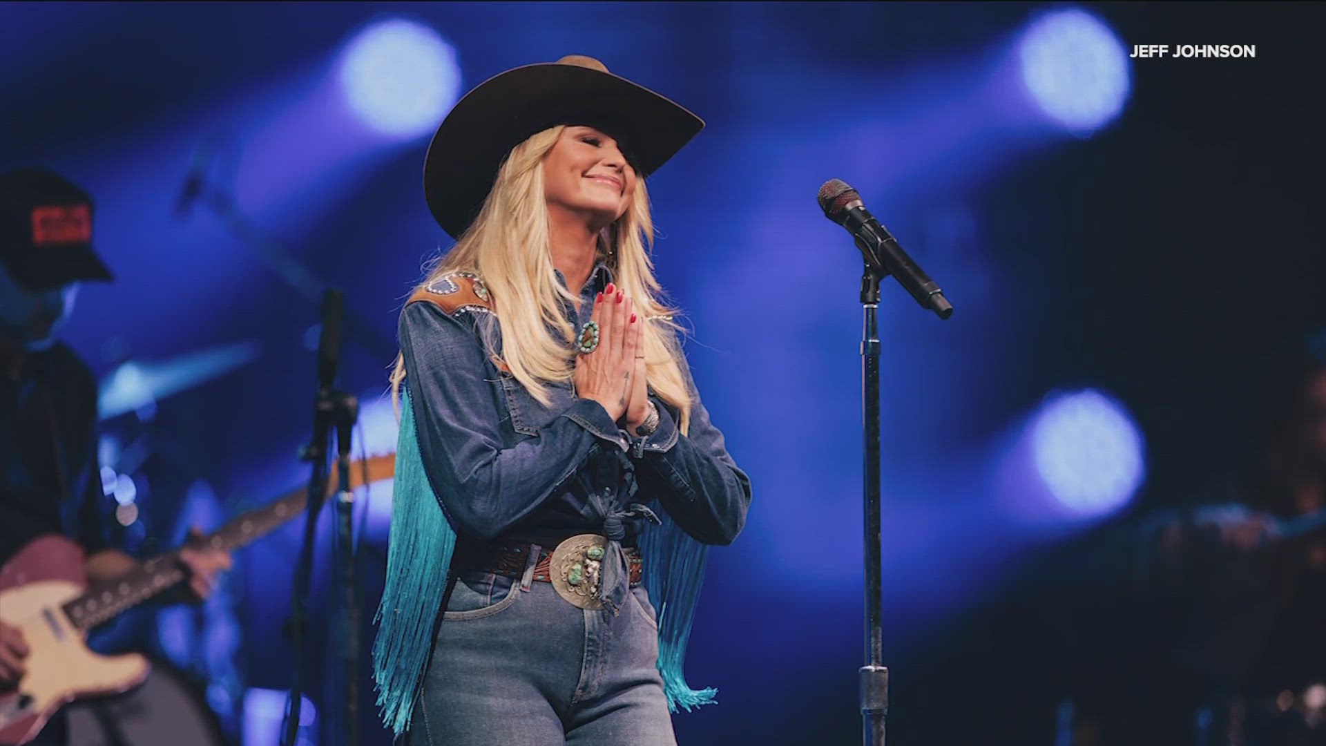 The concert featured a lineup of country singers at the Moody Center in Austin on Sunday night. 