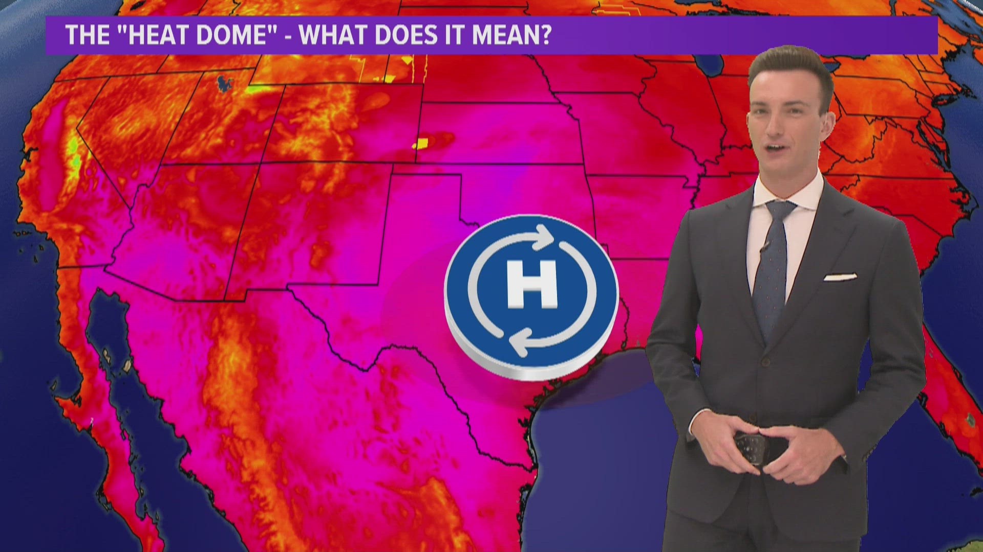 The heat dome has brought triple-digit heat to Texas this month. Here's how it works.