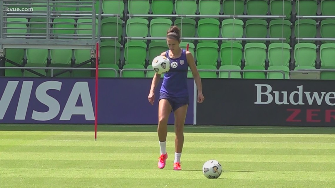 Carli Lloyd celebrates 300plus caps for USWNT in Austin