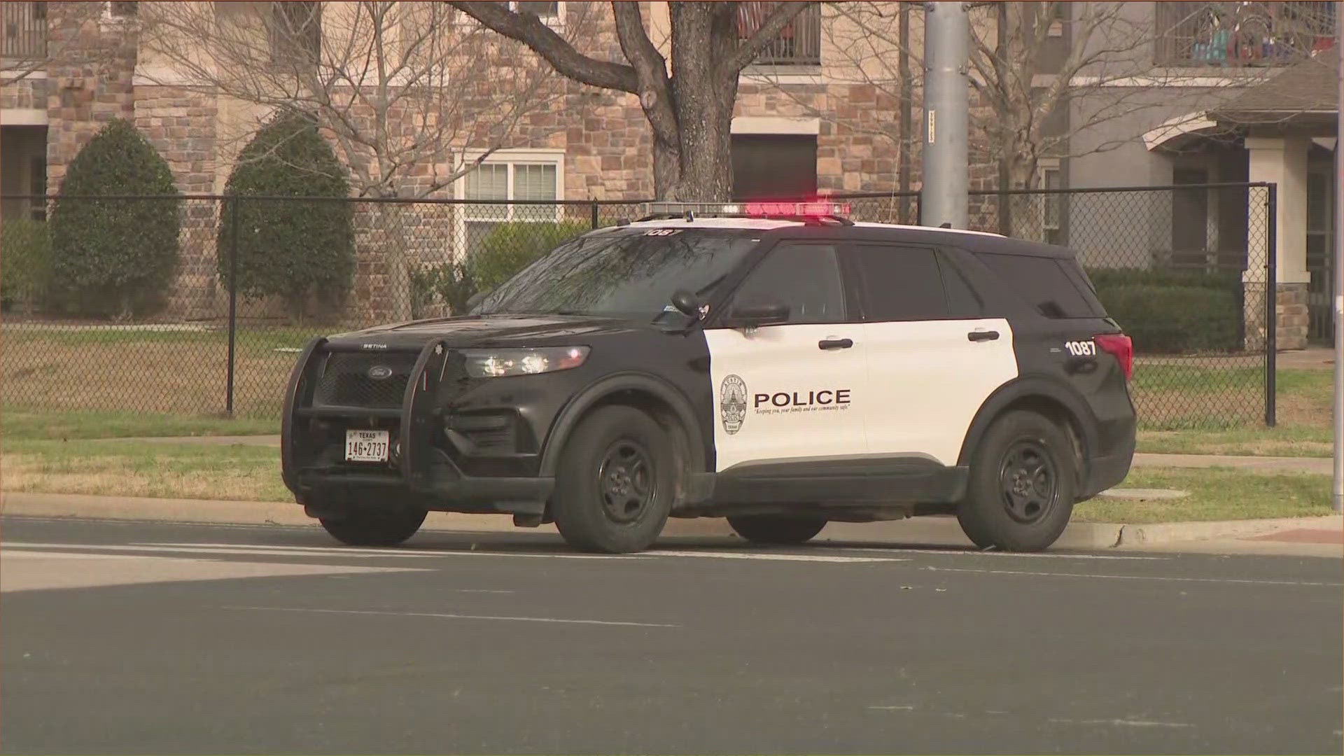 A student was reportedly shot and injured on Tuesday at a bus stop near the school. 