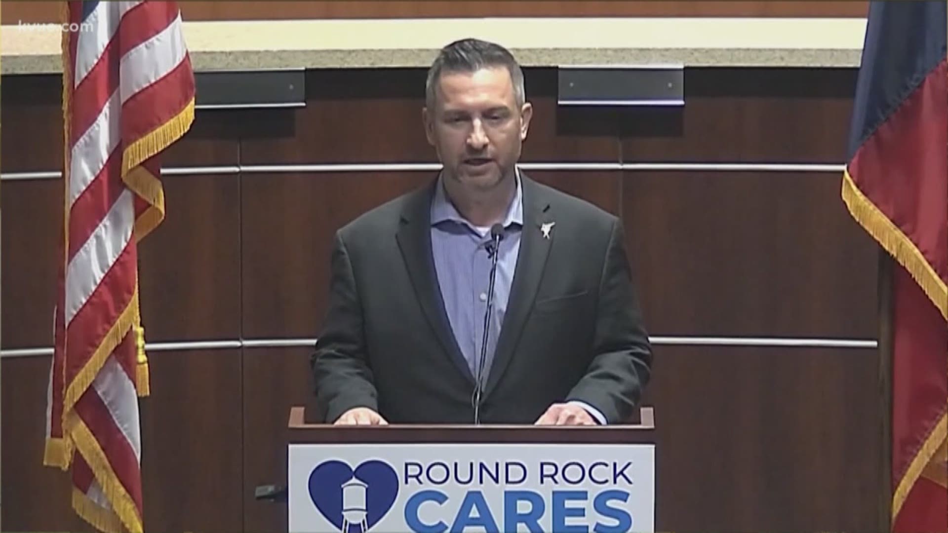 Round Rock Mayor Craig Morgan introduced a new program to help small businesses.