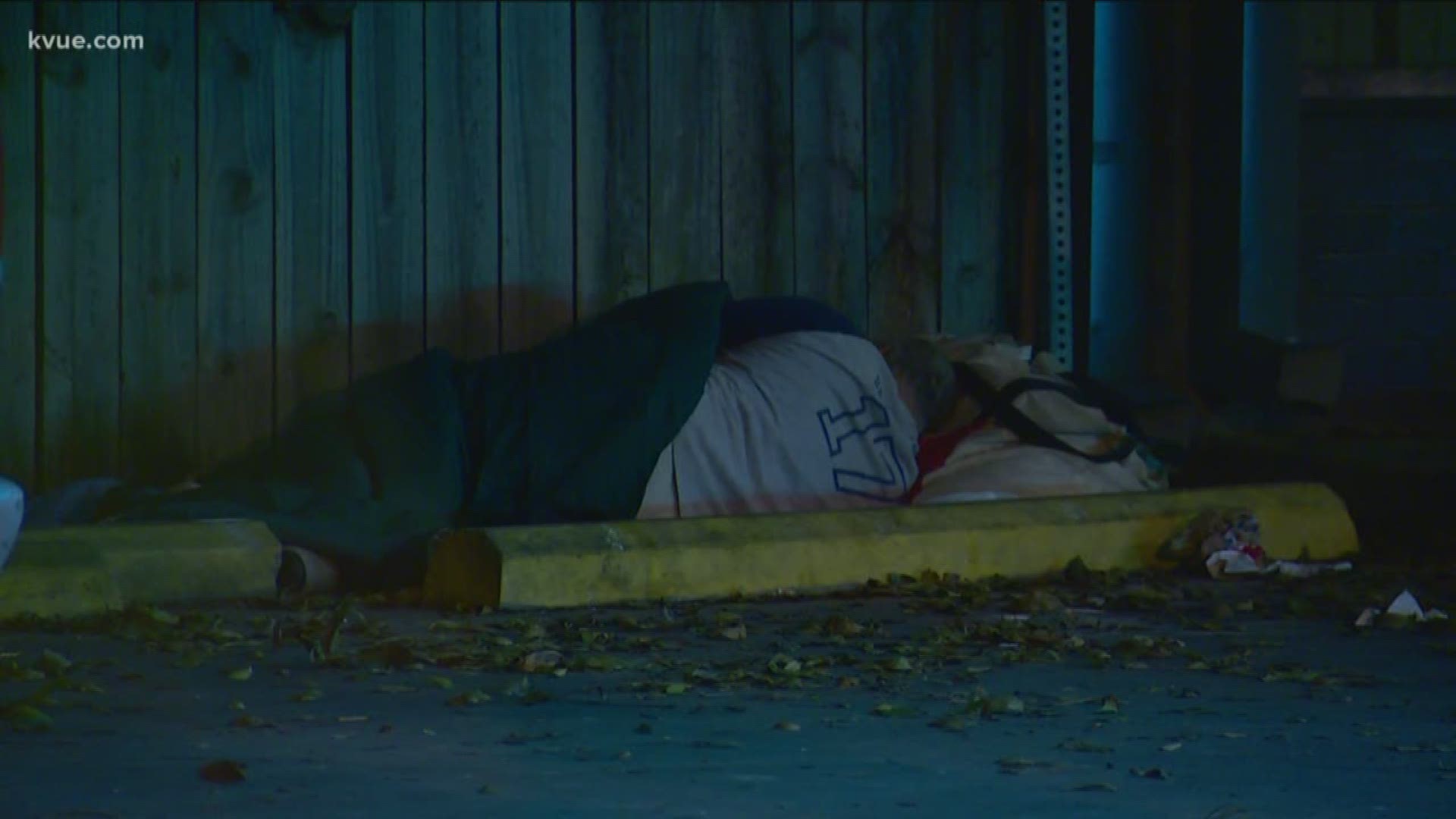In January about 700 volunteers and city leaders went around travis county before sunrise , counting the number of homeless people that were sleeping on the streets or in homeless camps. It was part of the annual 'Point In Time' count.