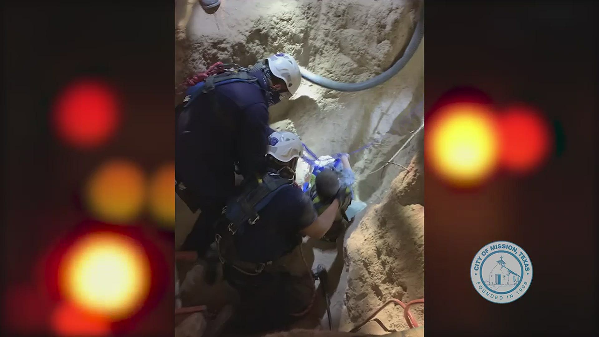 Boy saved from well near Mission, Texas