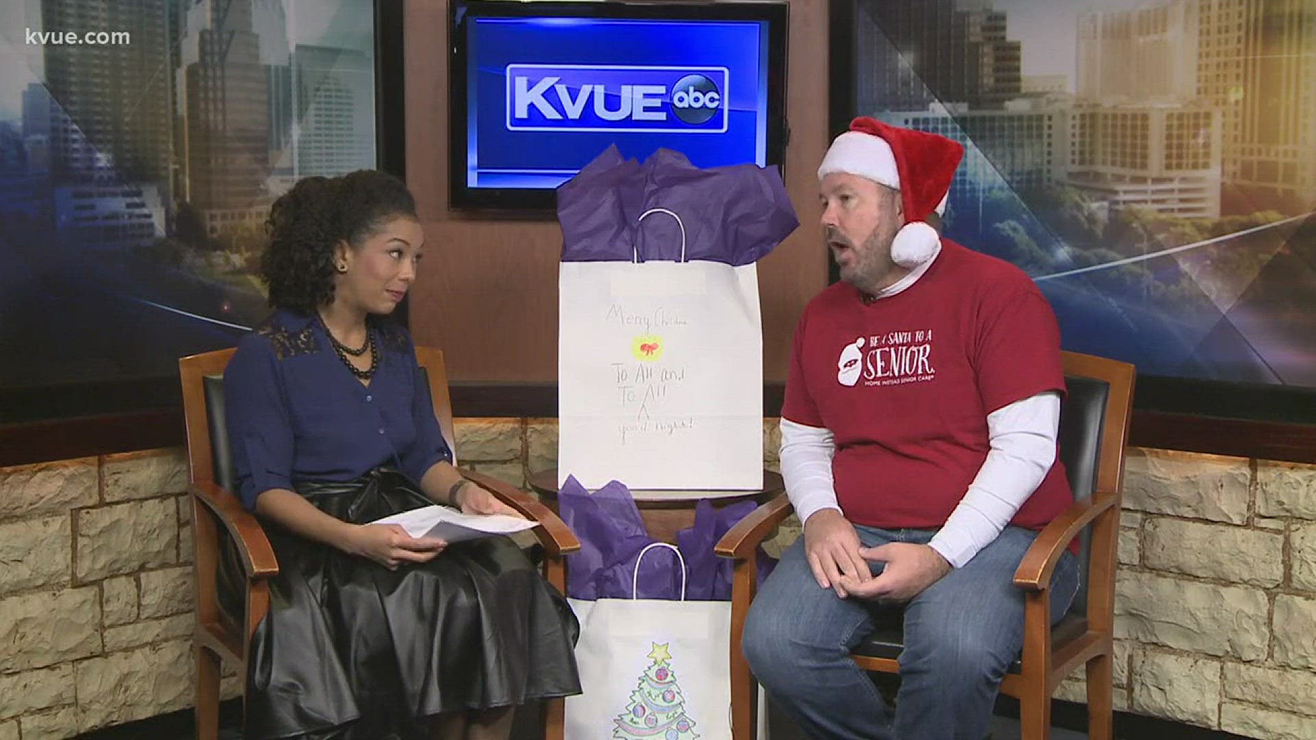Christmas is next week, and one local group is getting in the holiday spirit by giving back to some of our senior community members. Tyson Murphy, owner of Home Instead Senior Care, is talking about the program.