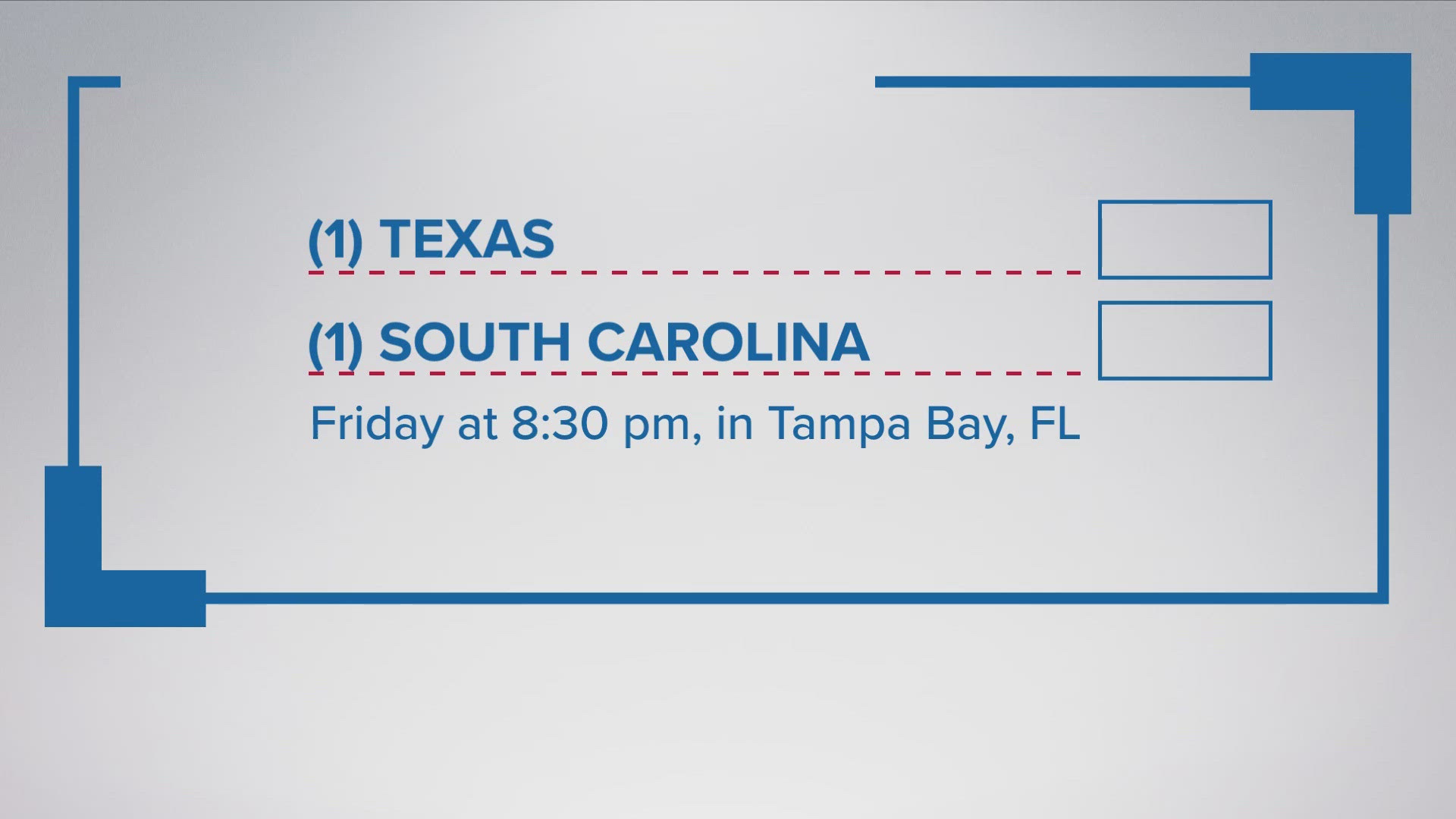 The teams will play each other for the fourth time this season.