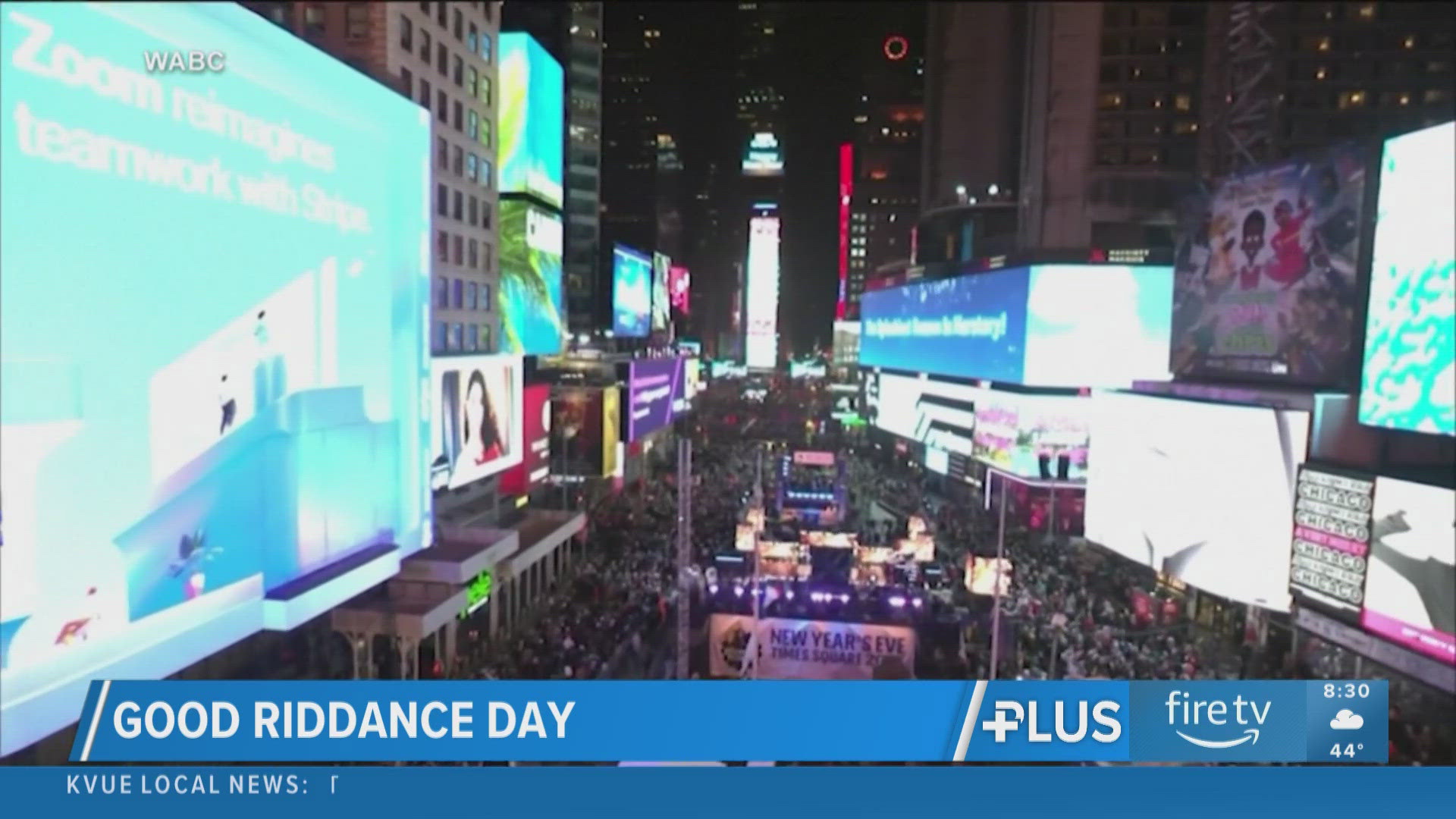 Crowds gathered in Times Square to say goodbye to 2025 for 'Good ...