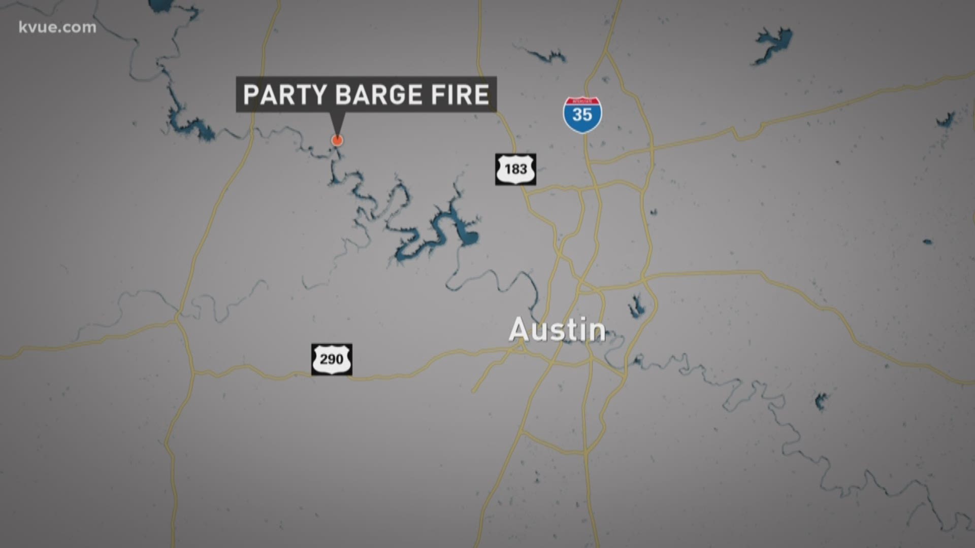 Three people are in the hospital after a fire on a party boat.