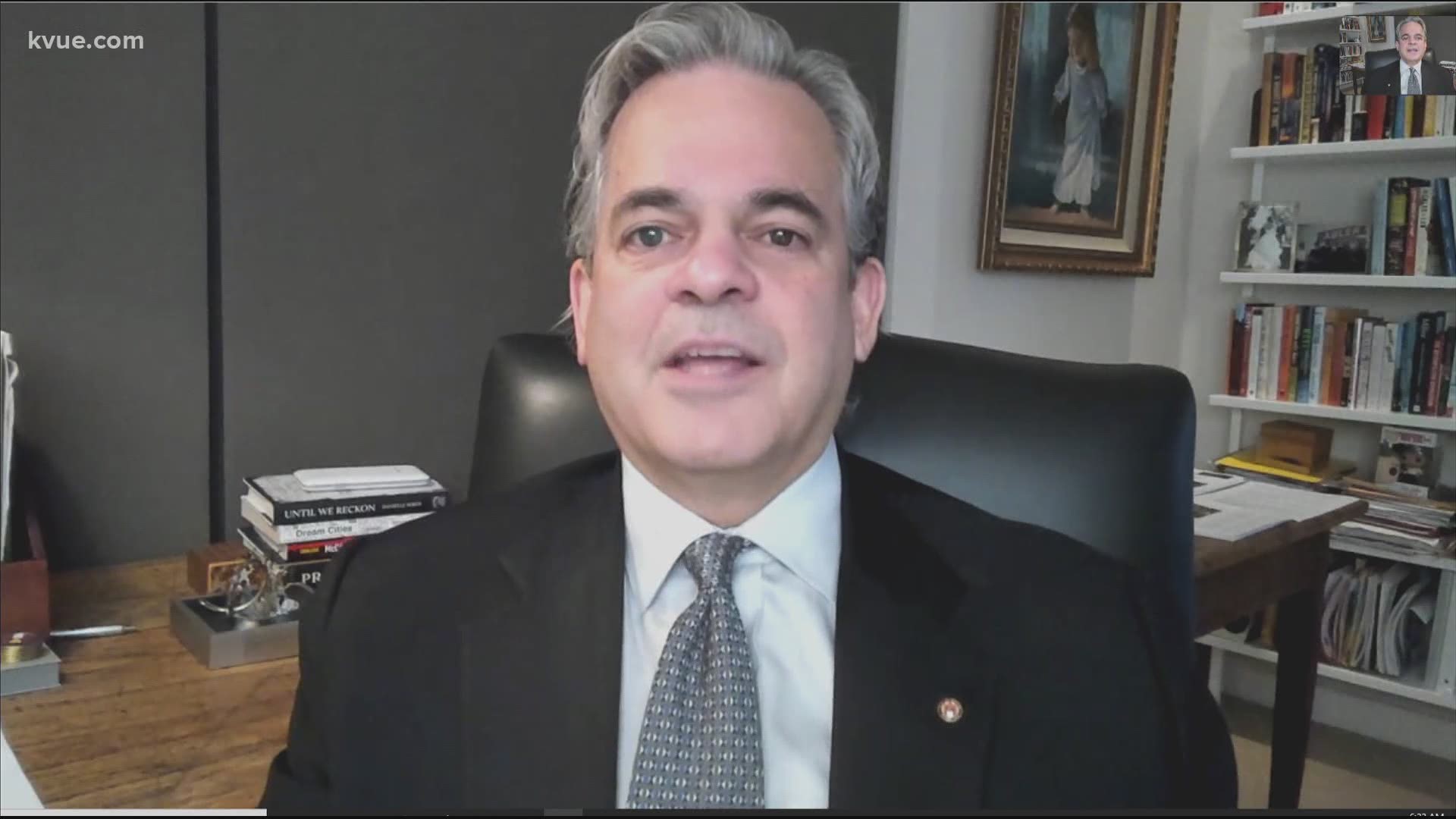 Mayor Steve Adler talked about the deadly Black Lives Matter protest in Downtown Austin over the weekend, and he gave an update on COVID-19 in the Austin area.