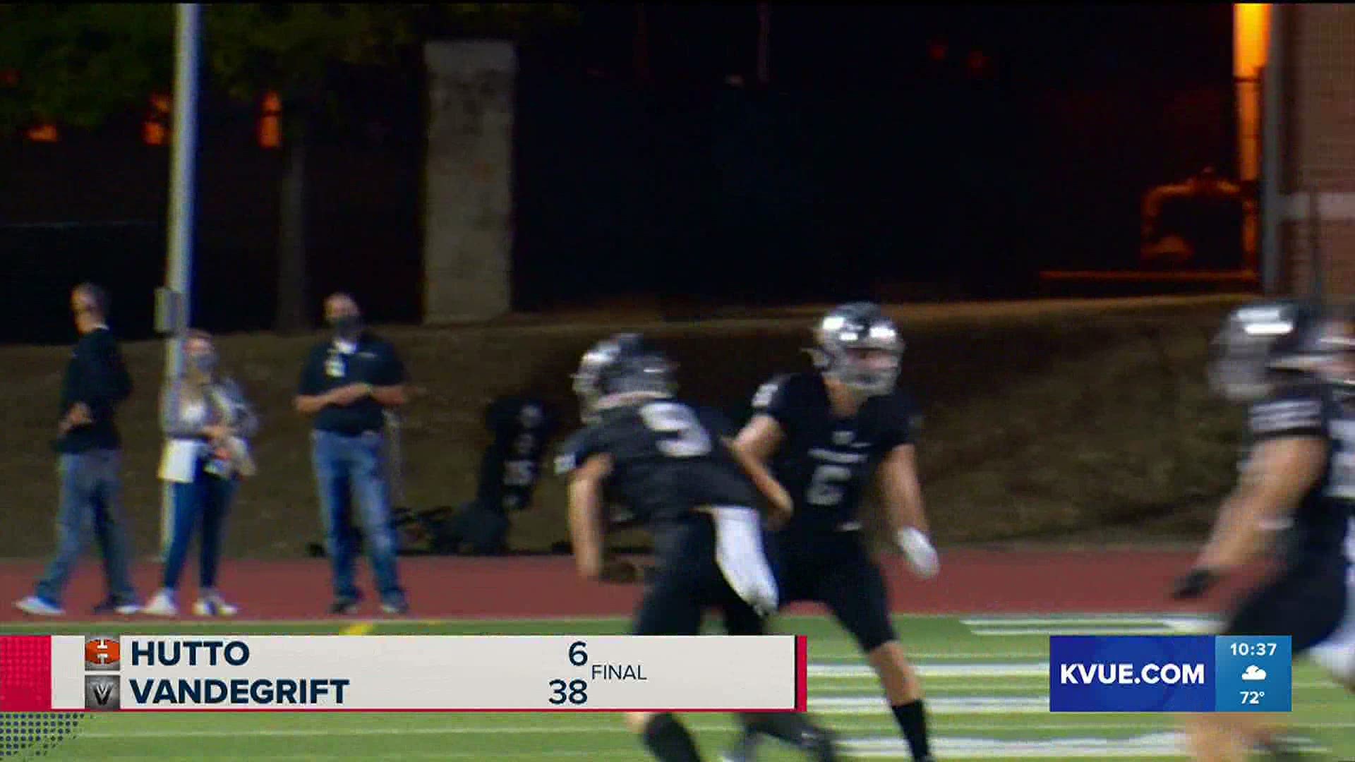 The Hutto Hippos and Vandegrift Vipers matchup is KVUE's Game of the Week!