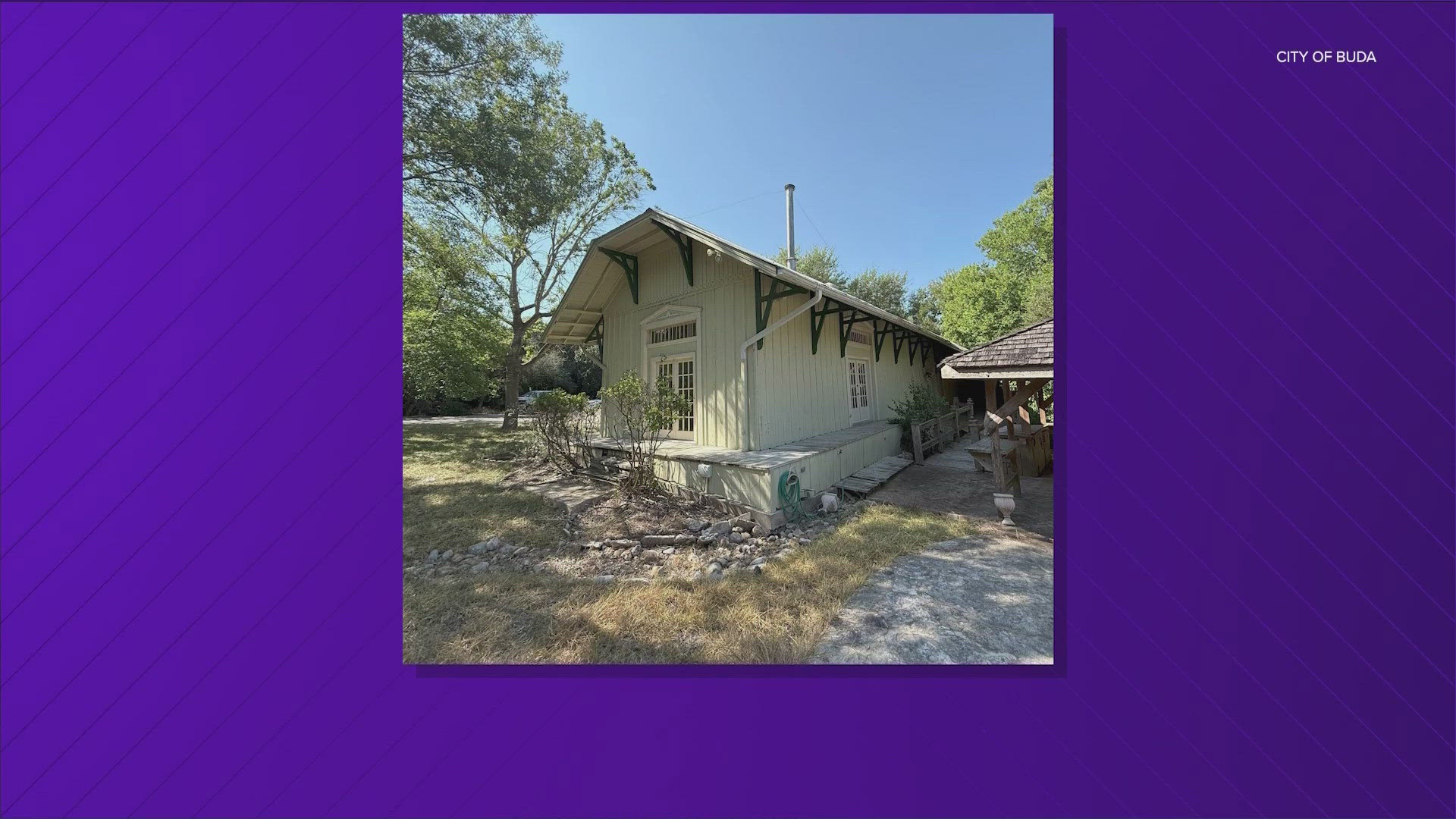 Historic Buda train depot to return downtown for 2026 transformation ...