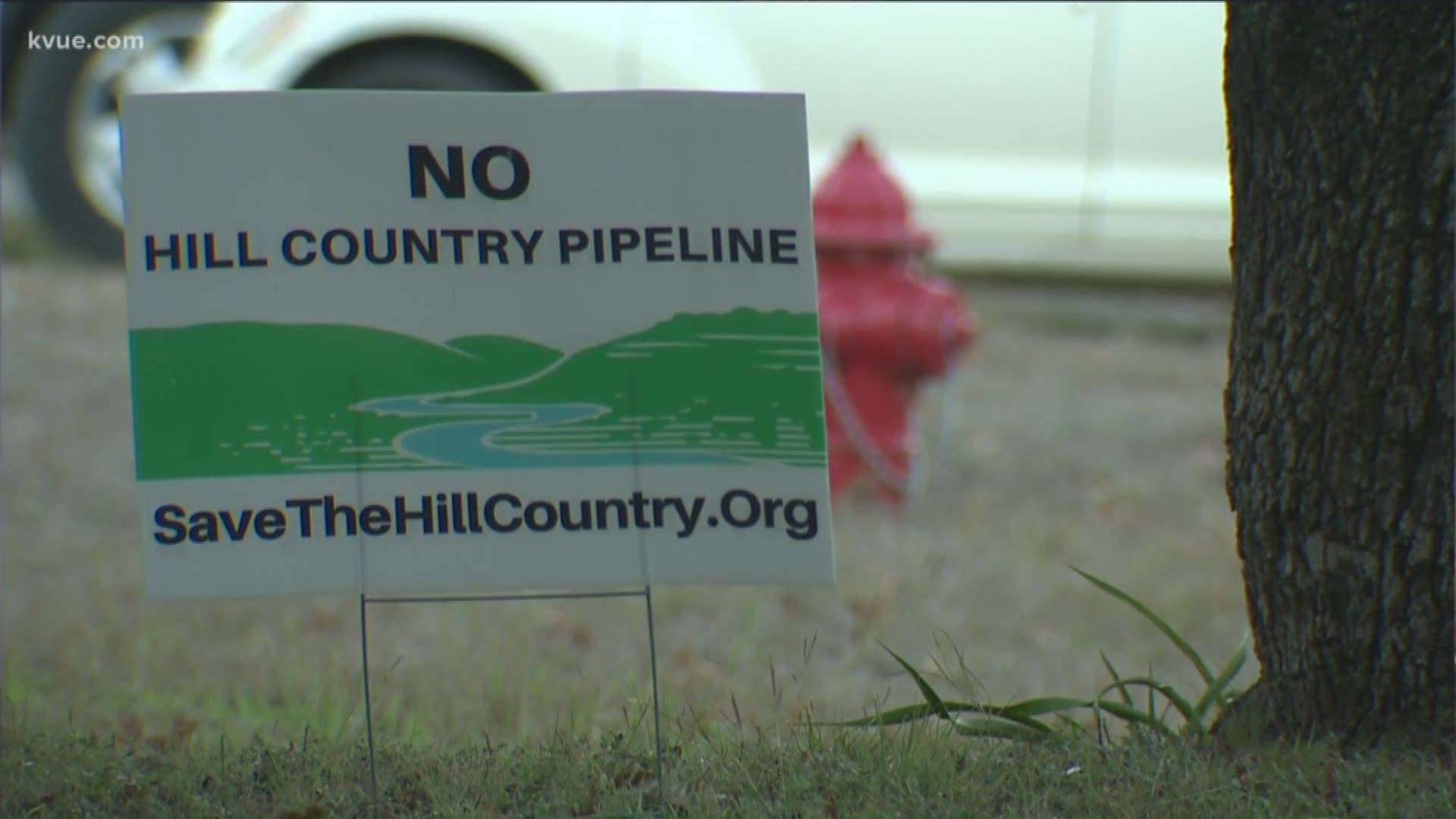Hill Country neighbors hope construction on a natural gas pipeline won't happen.