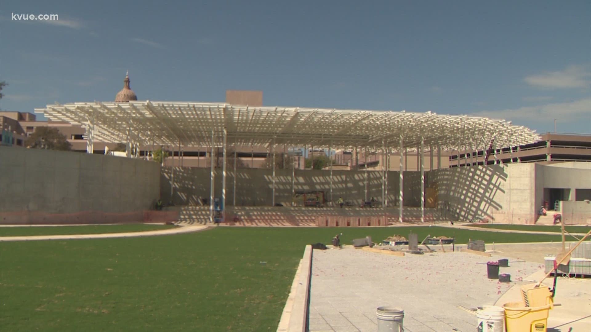 Waterloo Park in Downtown Austin is nearing public opening. It will be home to a 5,000 capacity outdoor amphitheater.
