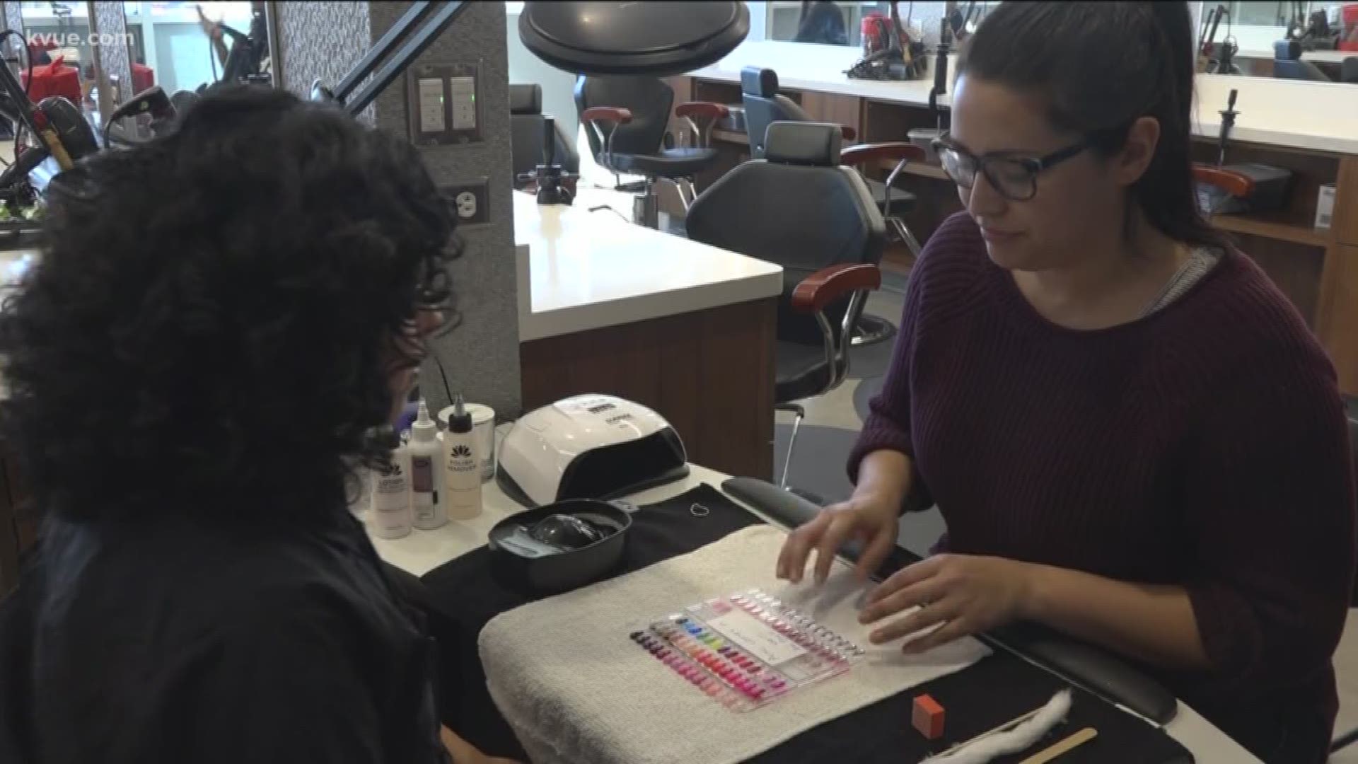 Manor students are taking advantage of a cosmetology program in their high school education which can save them thousands of dollars to get a cosmetology license.