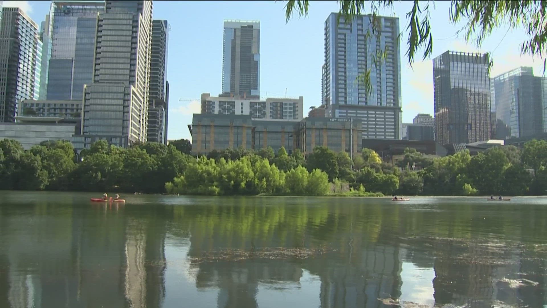 If you passed by Downtown Austin lately, you might have noticed something taking over Lady Bird Lake. KVUE's Pamela Comme has more.