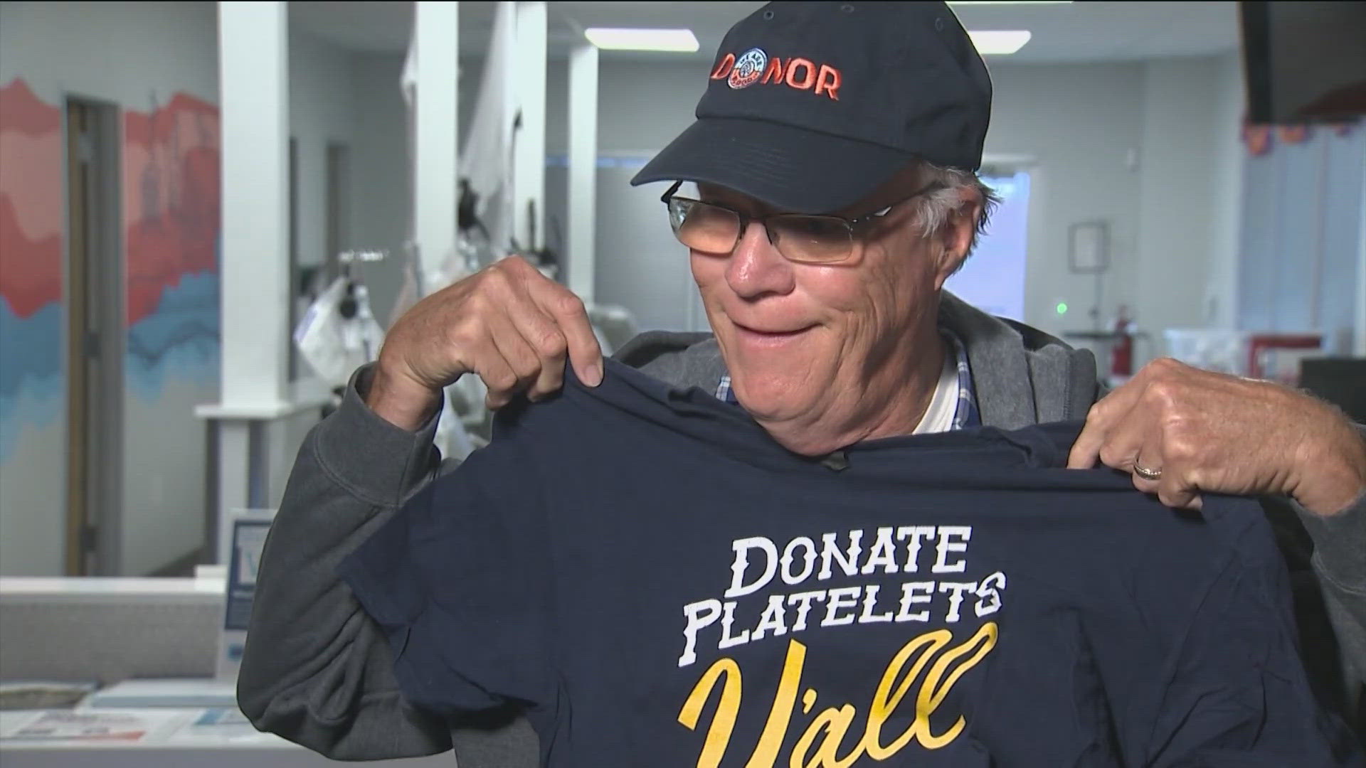 Millions of Americans need platelet donations to survive and fight cancer, chronic diseases and traumatic injuries. No one knows that more than Mel Barrentine.