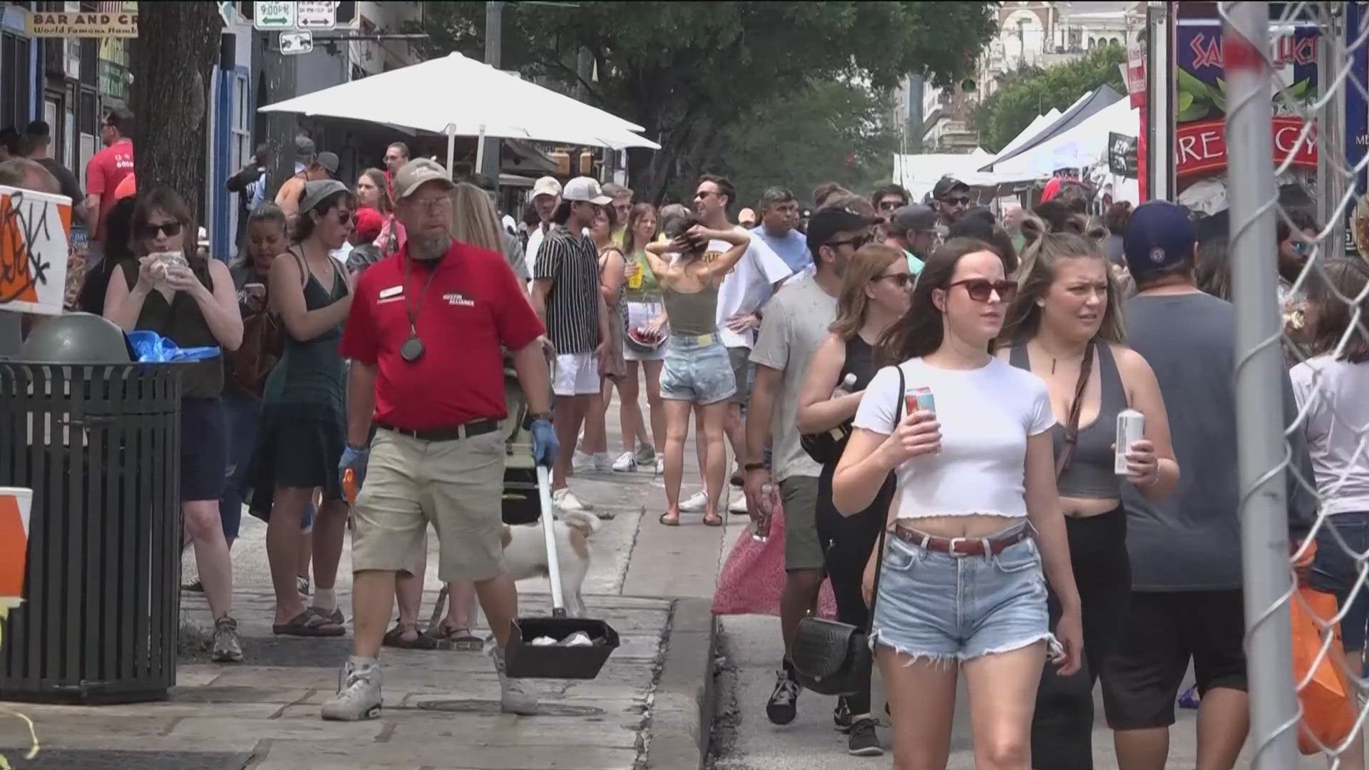 The Pecan Street Festival will take over Sixth Street this weekend. The free event features more than 300 vendors, food, drinks and live music.