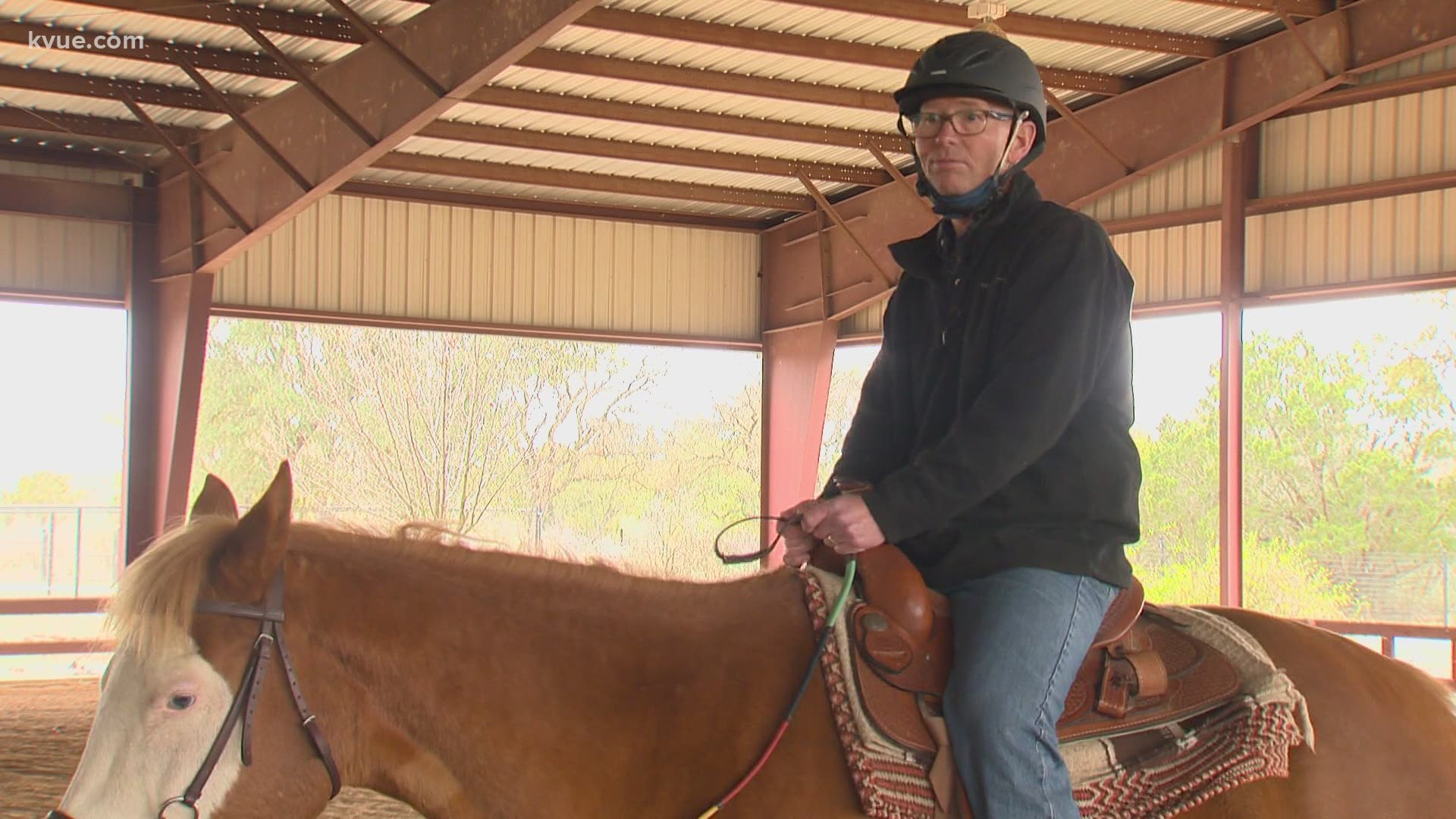The HARTH Foundation in Burnet, Texas, is using horse therapy to provide peace to riders. Many veterans have found stress relief through the foundation.