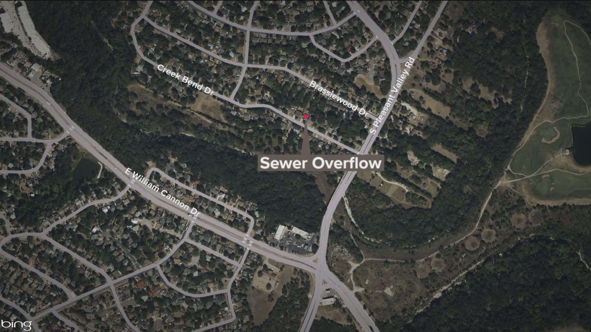 Some residents of southeast Austin are under a boil water notice due to a sewer overflowing.