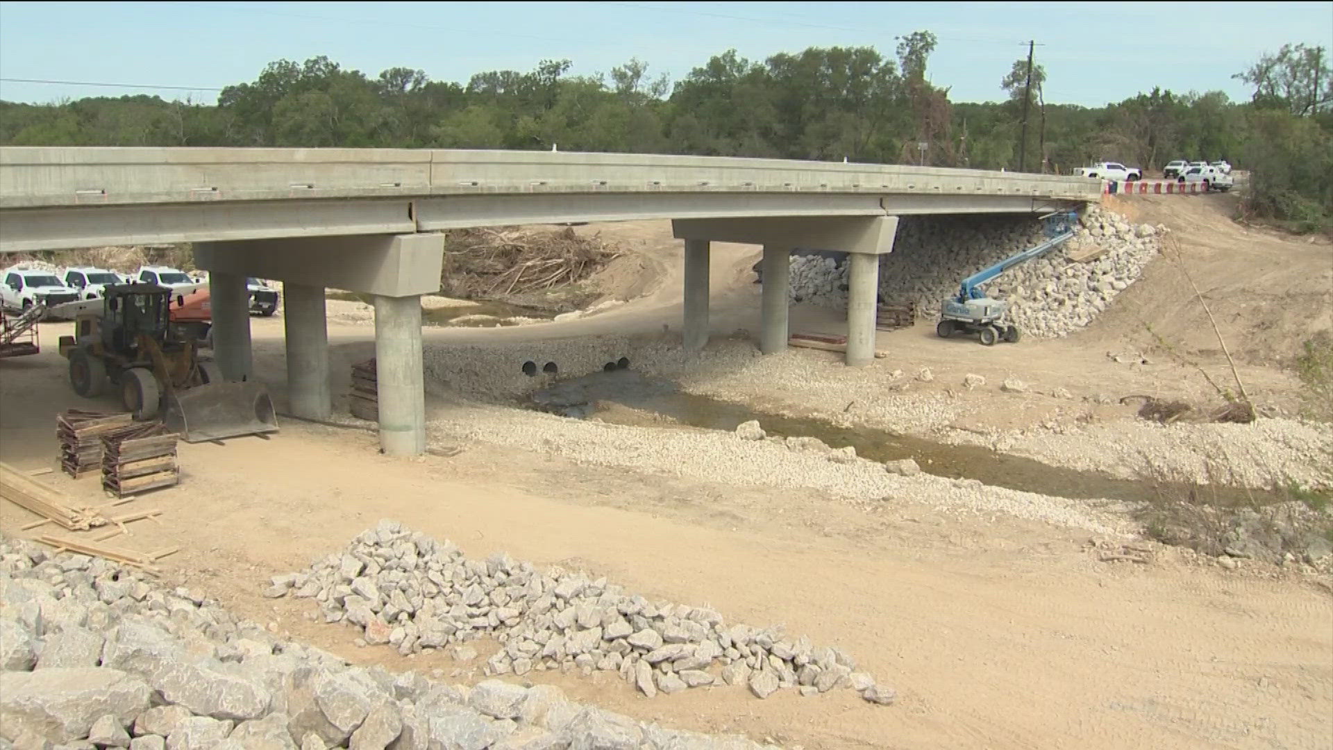 Cow Creek bridge reopens after Texas devastating floods