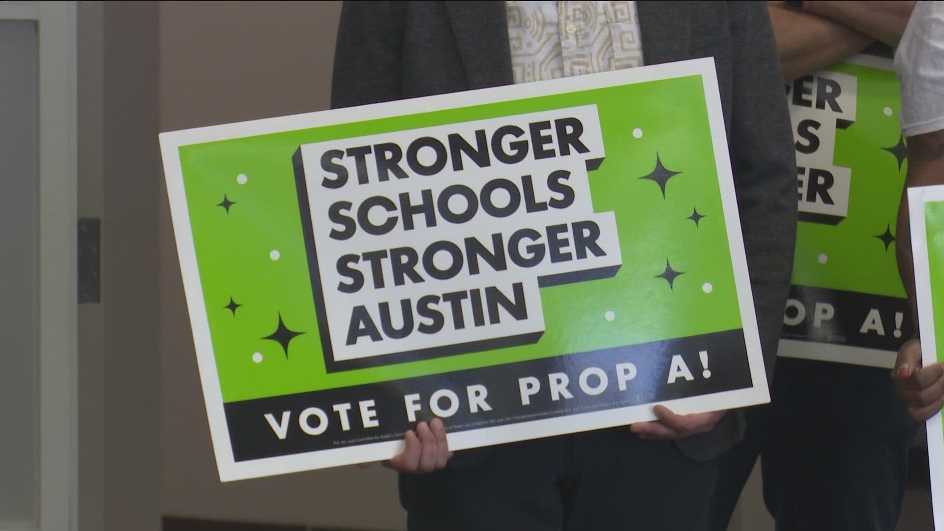 Voters living in Austin ISD will decide whether to raise their own taxes. KVUE reports from a rally for Proposition A.