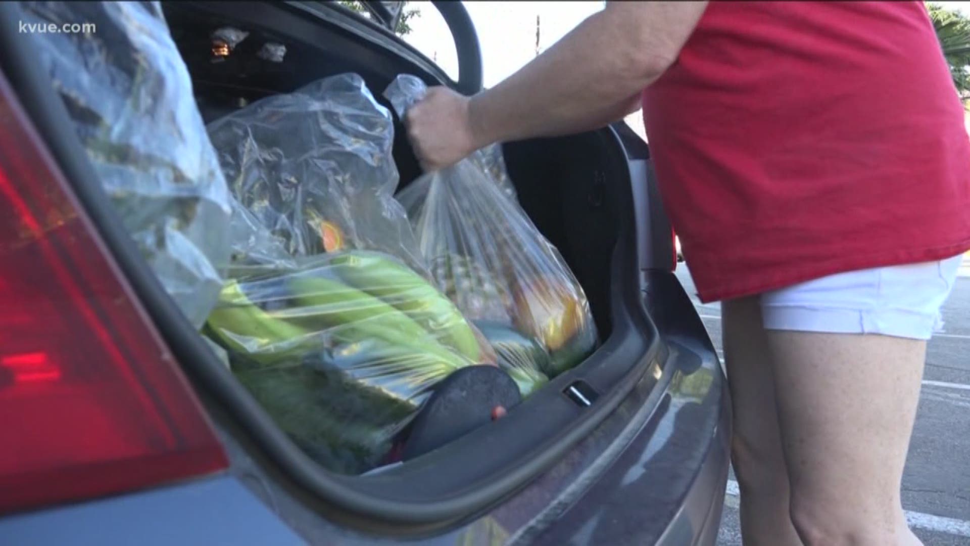 A few people spent their days delivering groceries around Travis and Williamson counties.