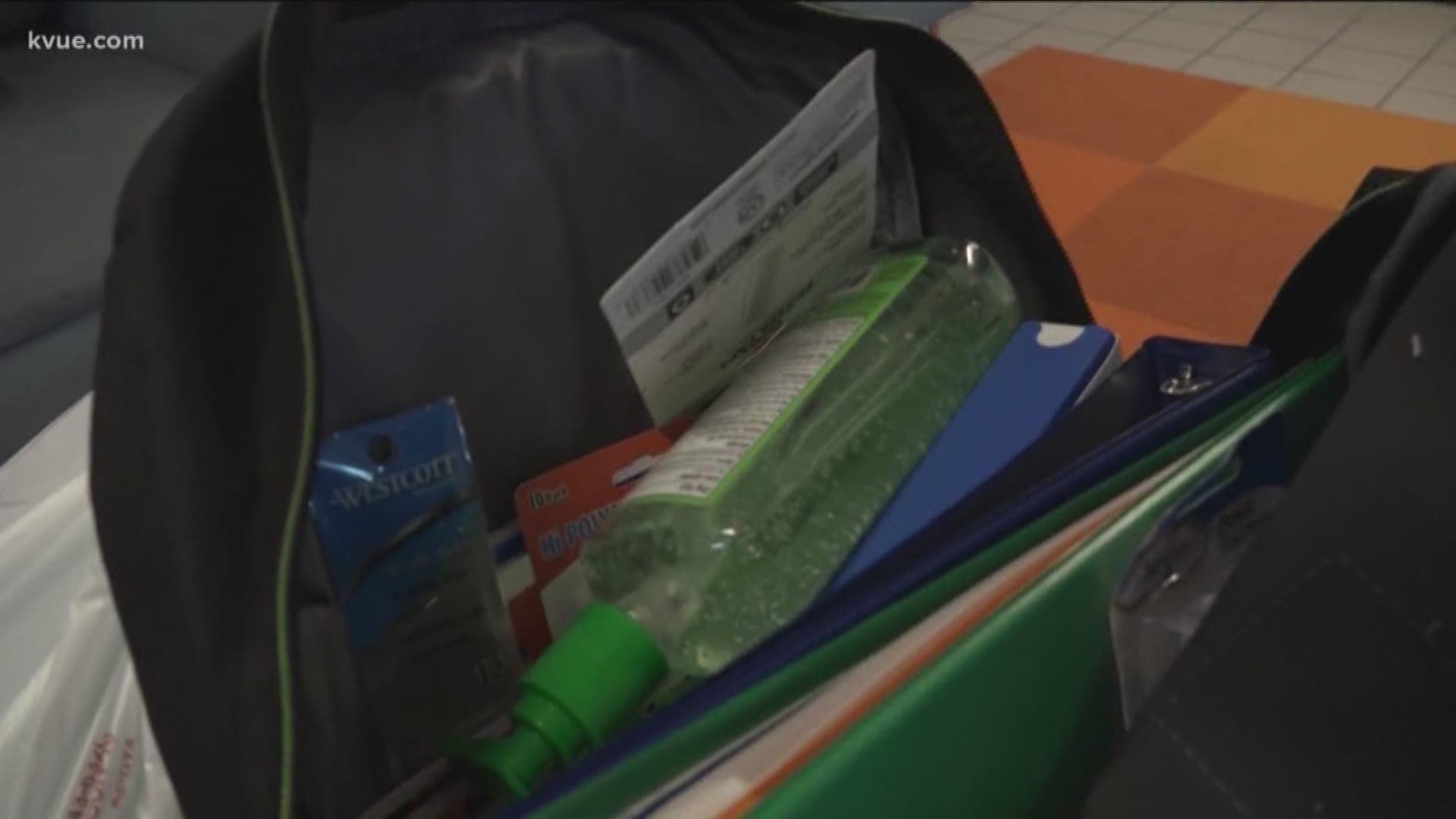 KVUE's Mari Salazar spoke with a family staying at the Salvation Army who relies on donations for school supplies.