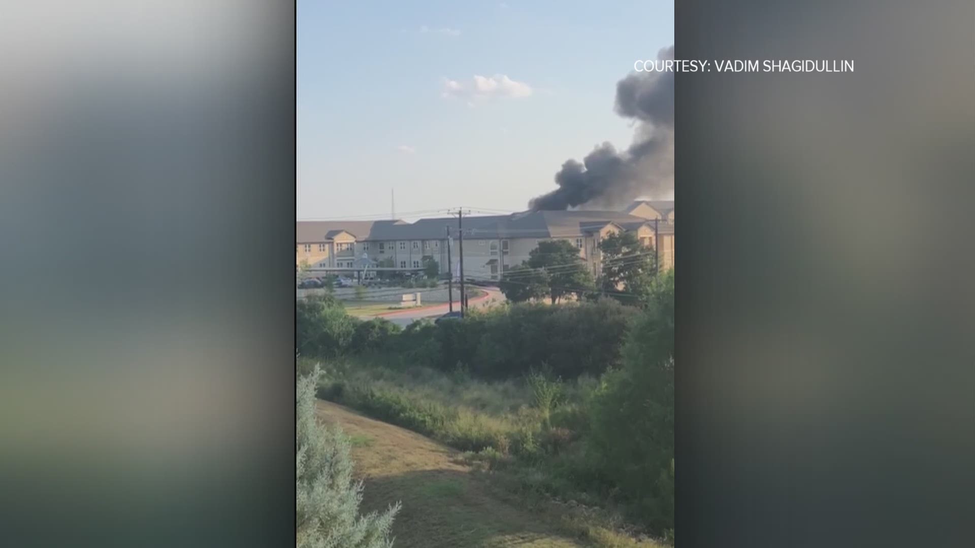 KVUE acquired this video from Vadim Shagidullin, which shows a fire at a Round Rock senior living center on August 16th.