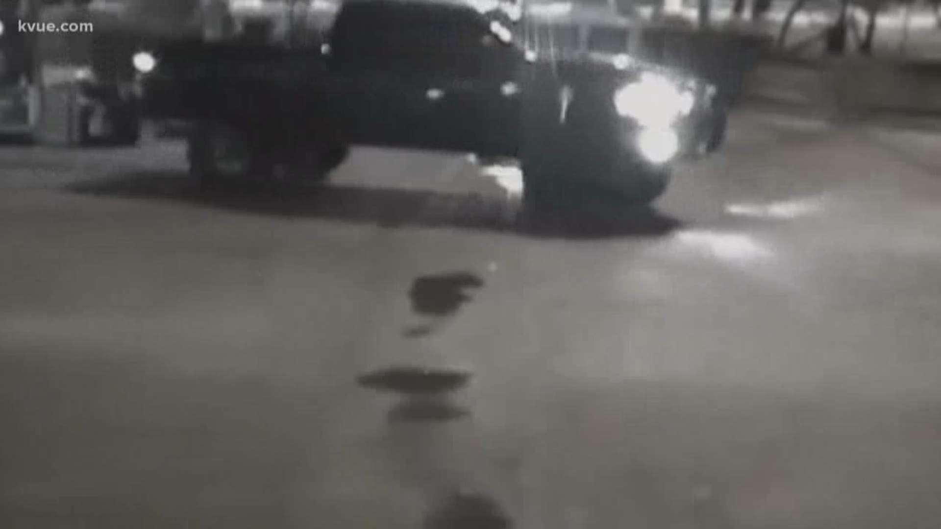 A sergeant with Austin ISD notified investigators that an officer on force drove a truck similar to the one in the video.