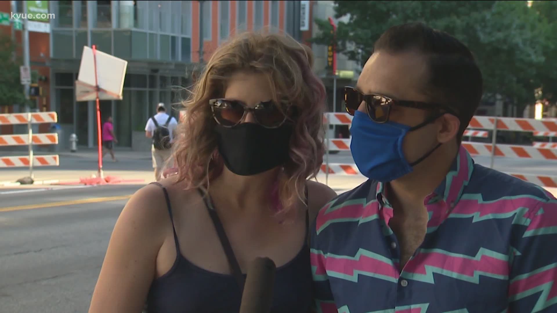 KVUE Photojournalist Andrew Sanchez went downtown to ask Austinites to share some positivity.