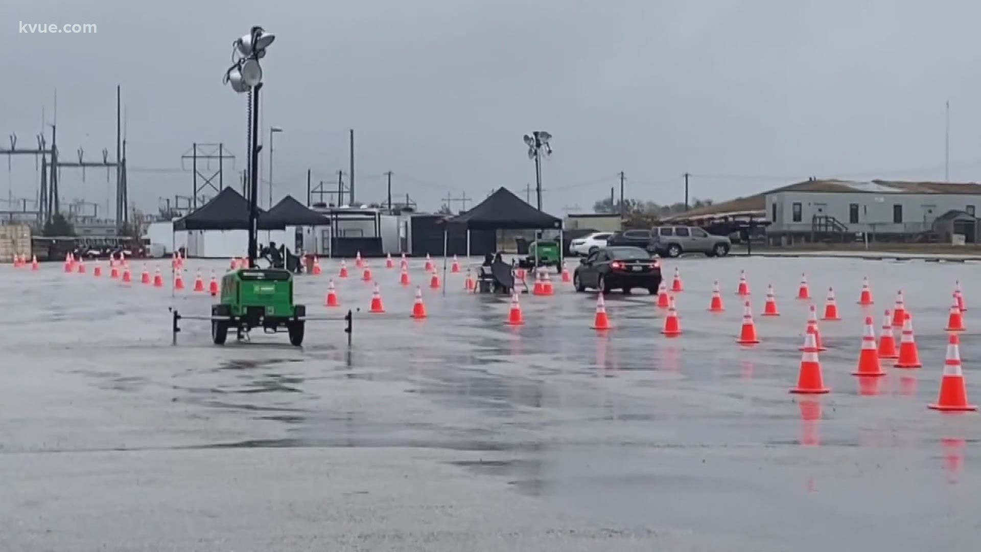 A company called Curative is offering free testing every day through Dec. 6 at Circuit of the Americas.